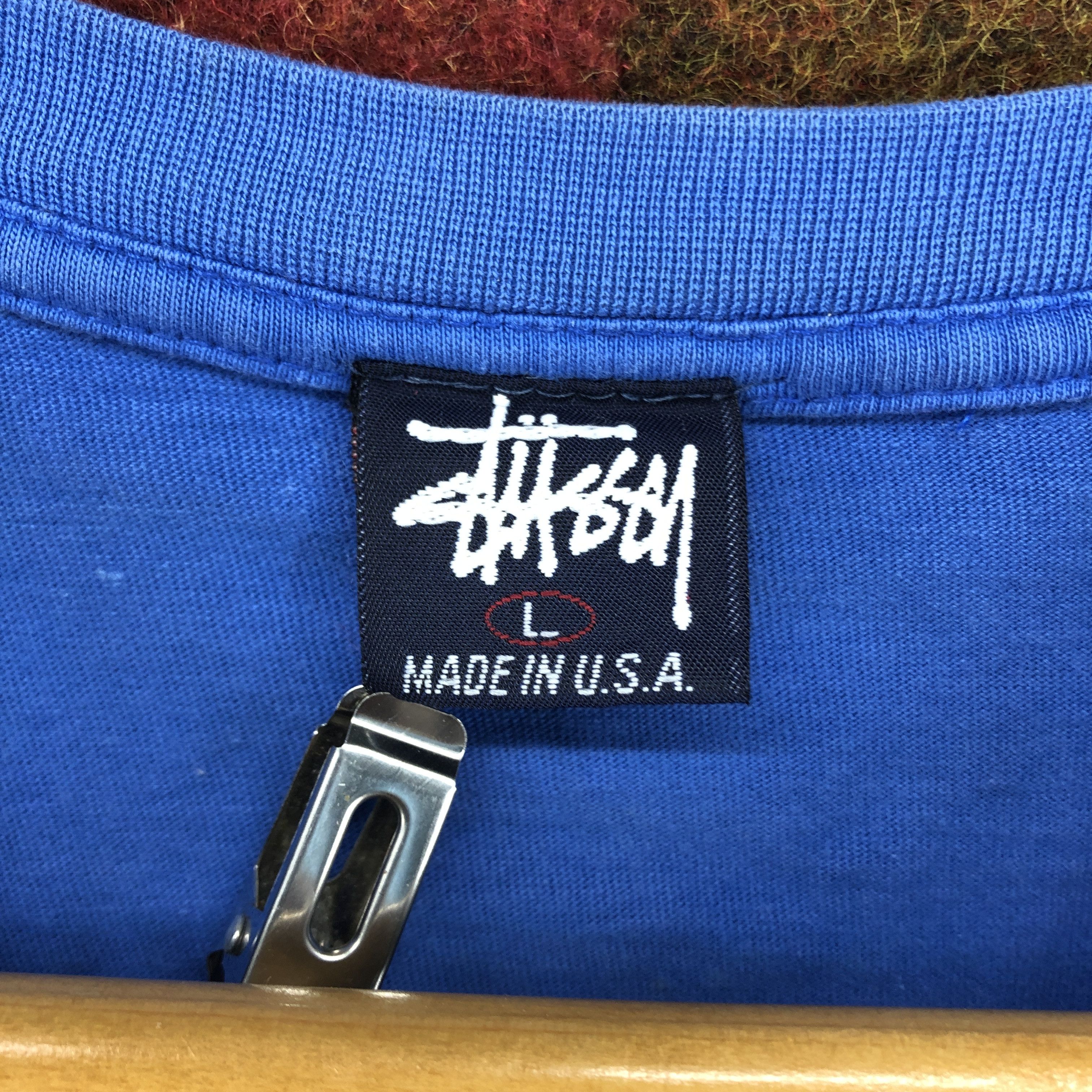 Stussy 90s Vintage STUSSY Crew Neck T Shirt #02-01 Size US L / EU 52-54 / 3 - 6 Thumbnail