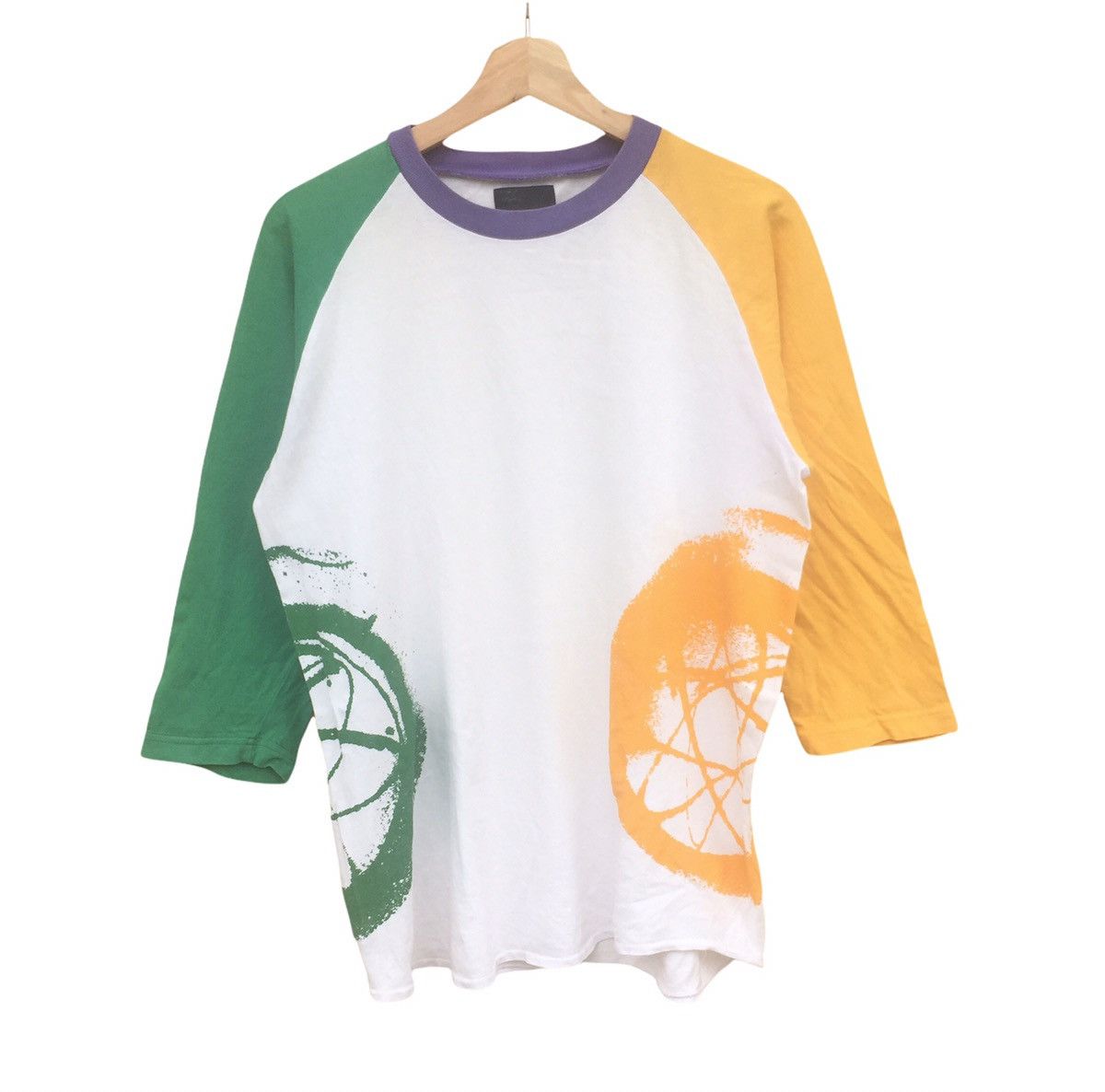 image of Vintage Futura Multicolour 3Q in White, Men's (Size Large)