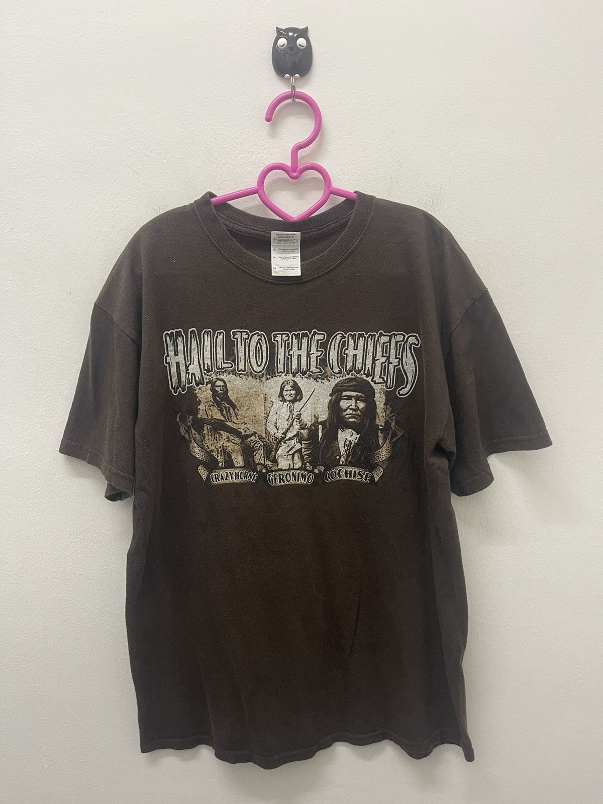 Vintage Rare Vintage HAIL TO THE CHIEFS Crazy Horse Geronimo Cochise Size US M / EU 48-50 / 2 - 1 Thumbnail
