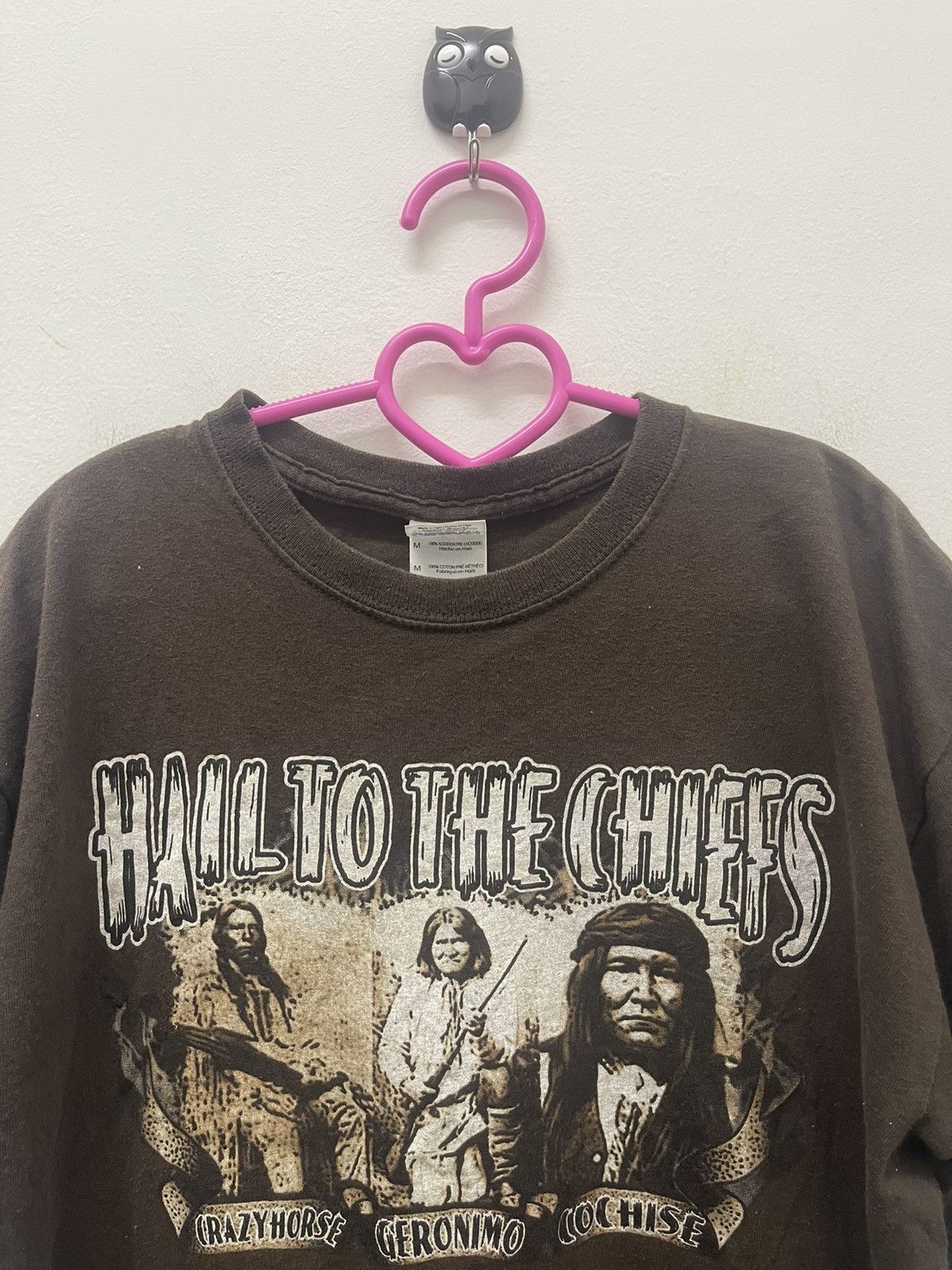 Vintage Rare Vintage HAIL TO THE CHIEFS Crazy Horse Geronimo Cochise Size US M / EU 48-50 / 2 - 2 Thumbnail