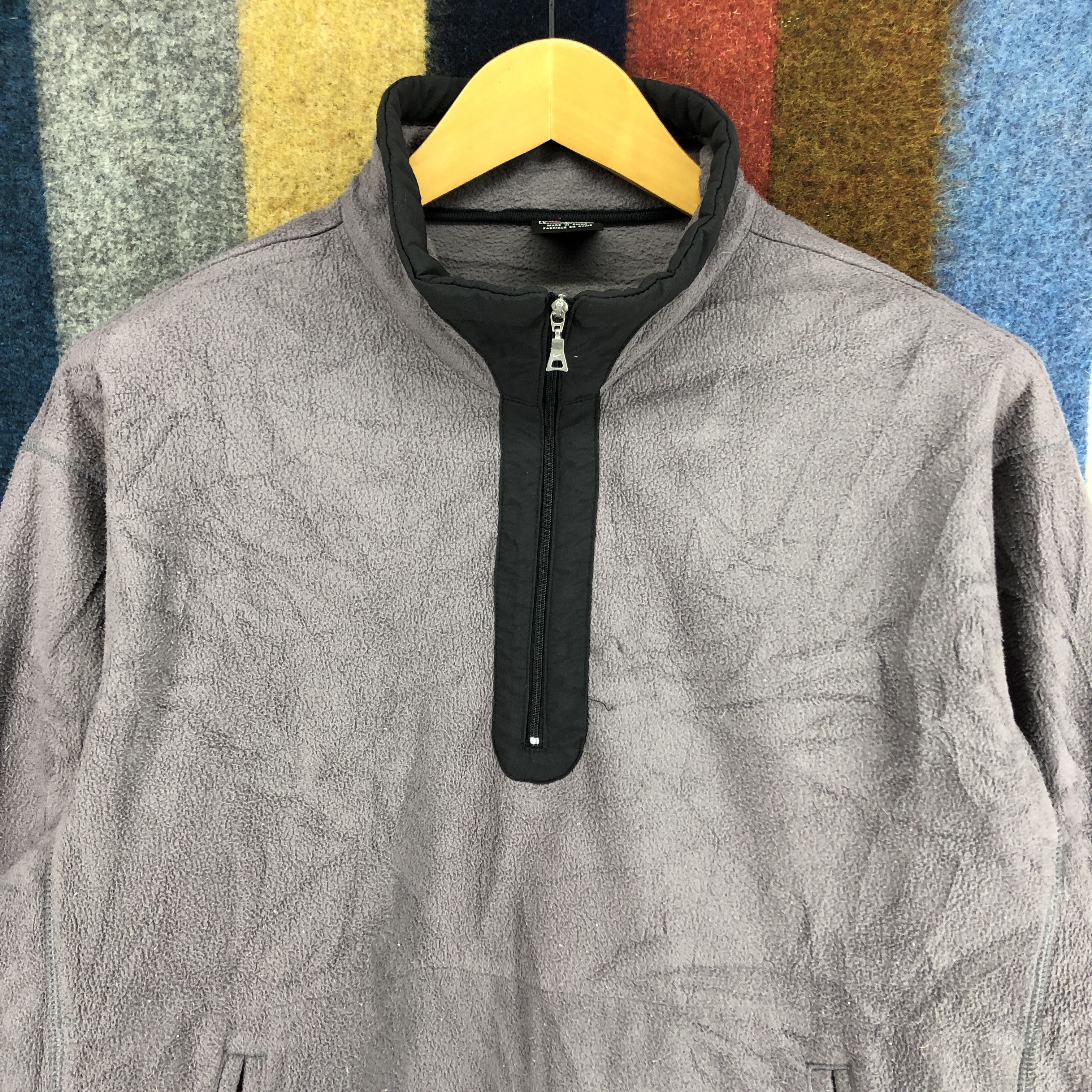 Nike 90s Vintage NIKE BLACK LABEL Fleece Mini Swoosh #2808-102 Size US L / EU 52-54 / 3 - 2 Thumbnail