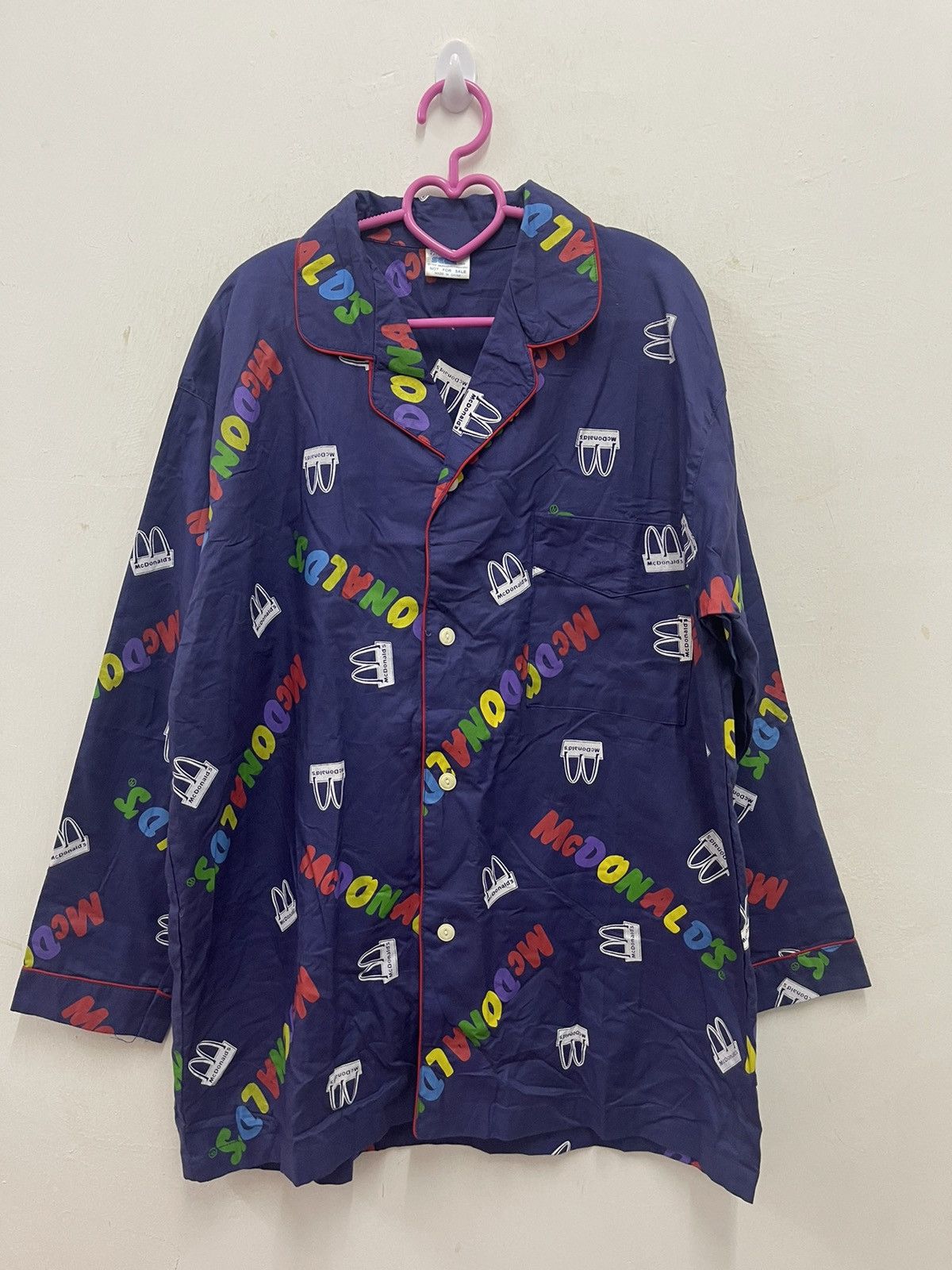 Vintage Rare Vintage MCDONALDS Sega 1996 Spell Out All Over Limited Size US M / EU 48-50 / 2 - 1 Thumbnail