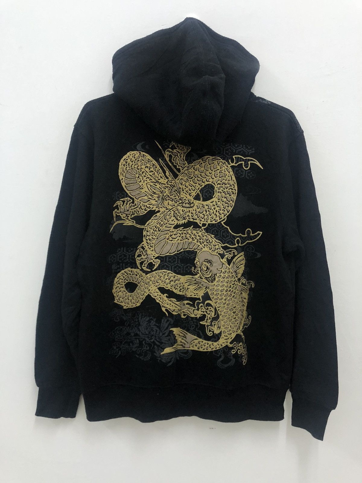 Le Grande Bleu (L.G.B.) Rare Sukajan Japan Traditional Oblo Yakuza Hoodie Size US M / EU 48-50 / 2 - 4 Thumbnail
