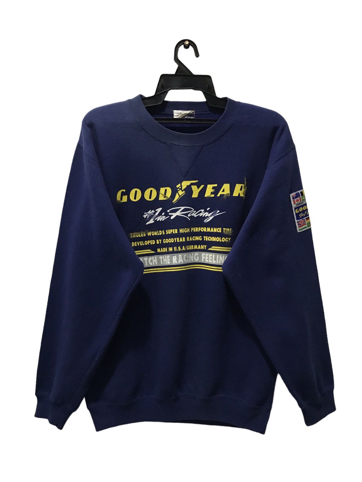 VINTAGE GOOD YEAR CATCH THE RACING FEELING SWEATSHIRT