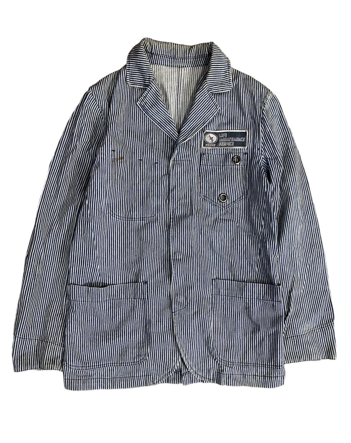Japanese Brand Vtg 291295=homme Hickory LIFE MAINTENANCE SERVICE core jkt Size US M / EU 48-50 / 2 - 1 Thumbnail