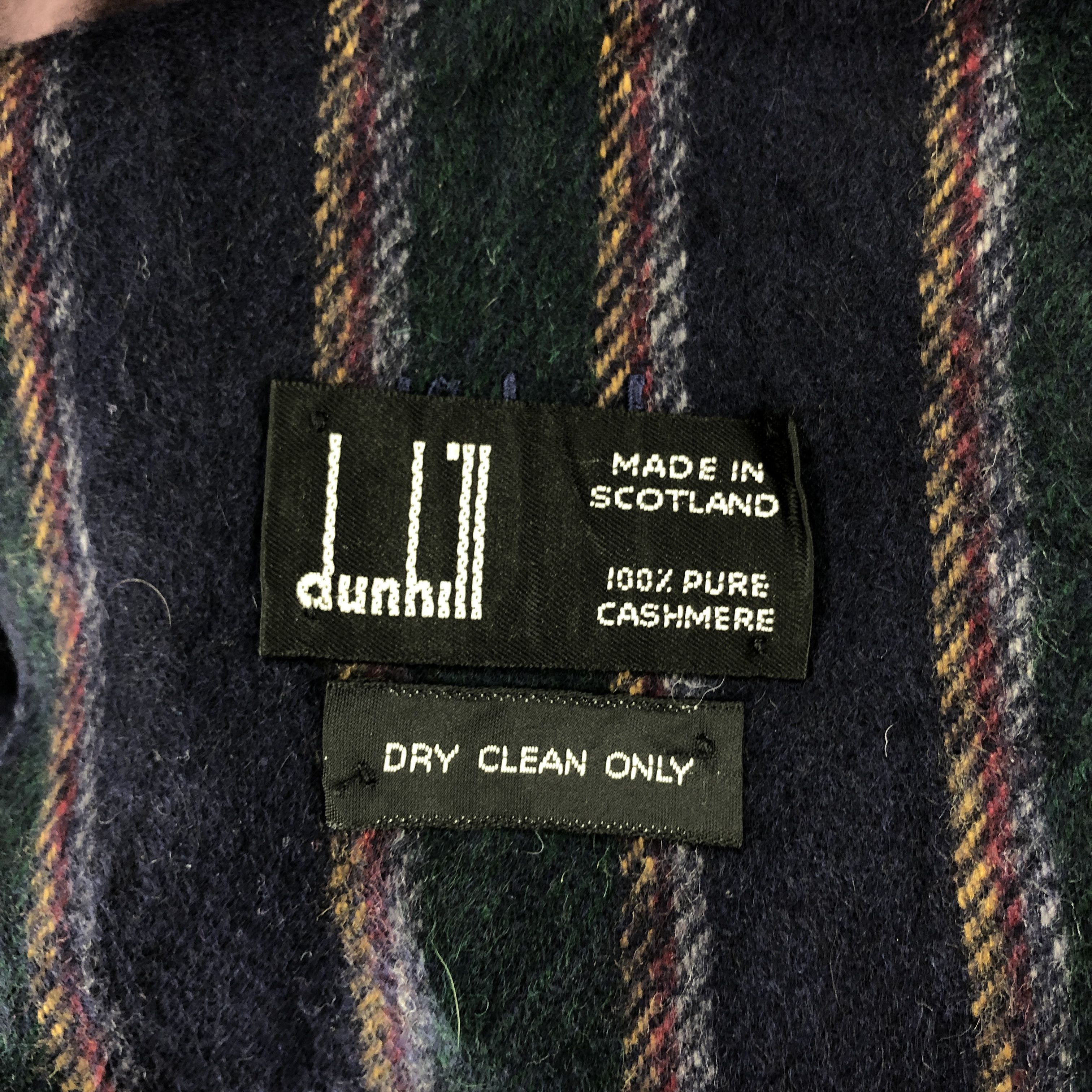 Alfred Dunhill DUNHILL Cashmere Muffler Scarf #0867/AG Size ONE SIZE - 4 Thumbnail