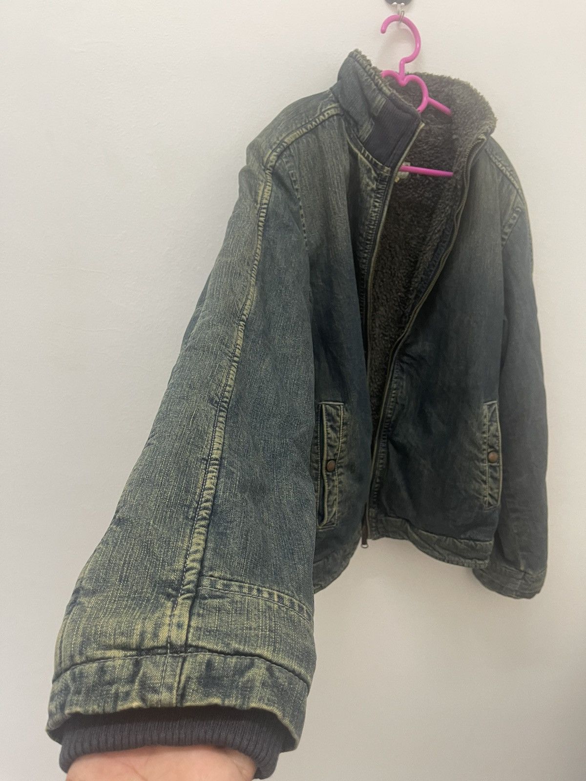 Johnbull Rare Vintage JOHNBULL Denim Jeans Heavy Sherpa Jacket Size US M / EU 48-50 / 2 - 7 Thumbnail