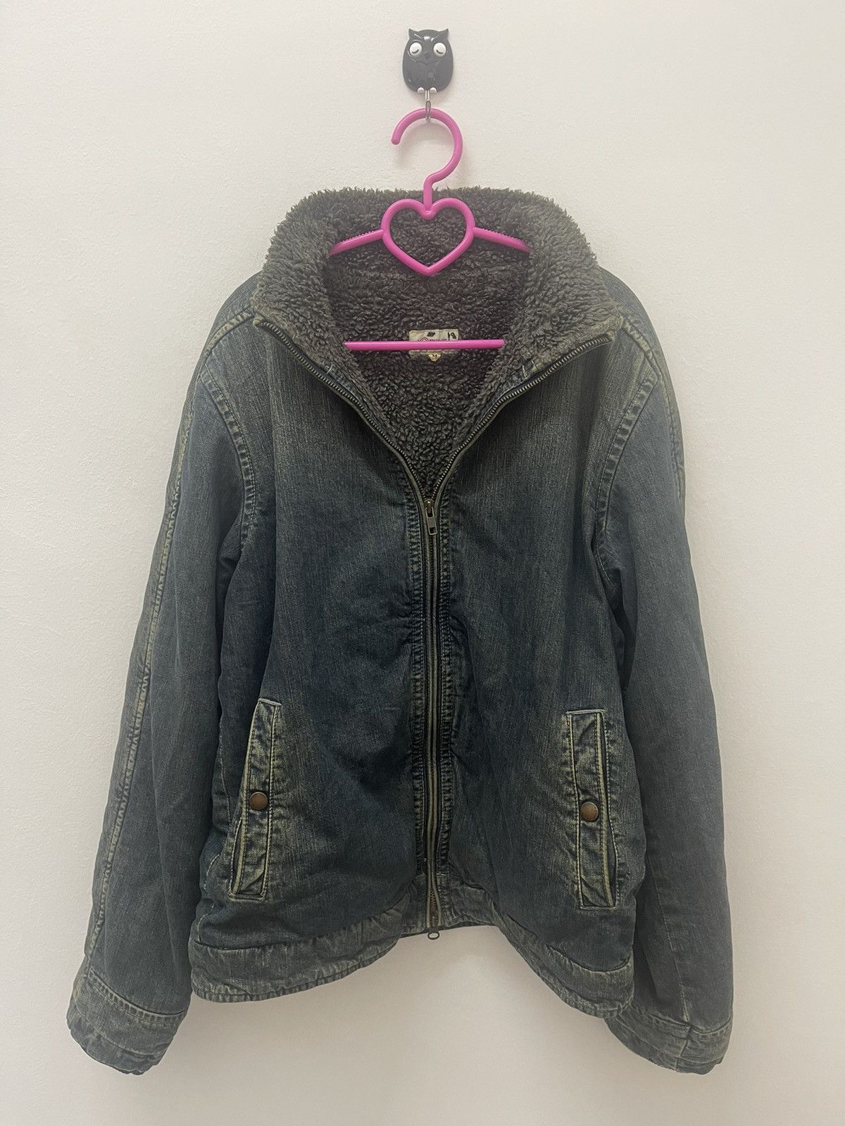 Johnbull Rare Vintage JOHNBULL Denim Jeans Heavy Sherpa Jacket Size US M / EU 48-50 / 2 - 2 Thumbnail
