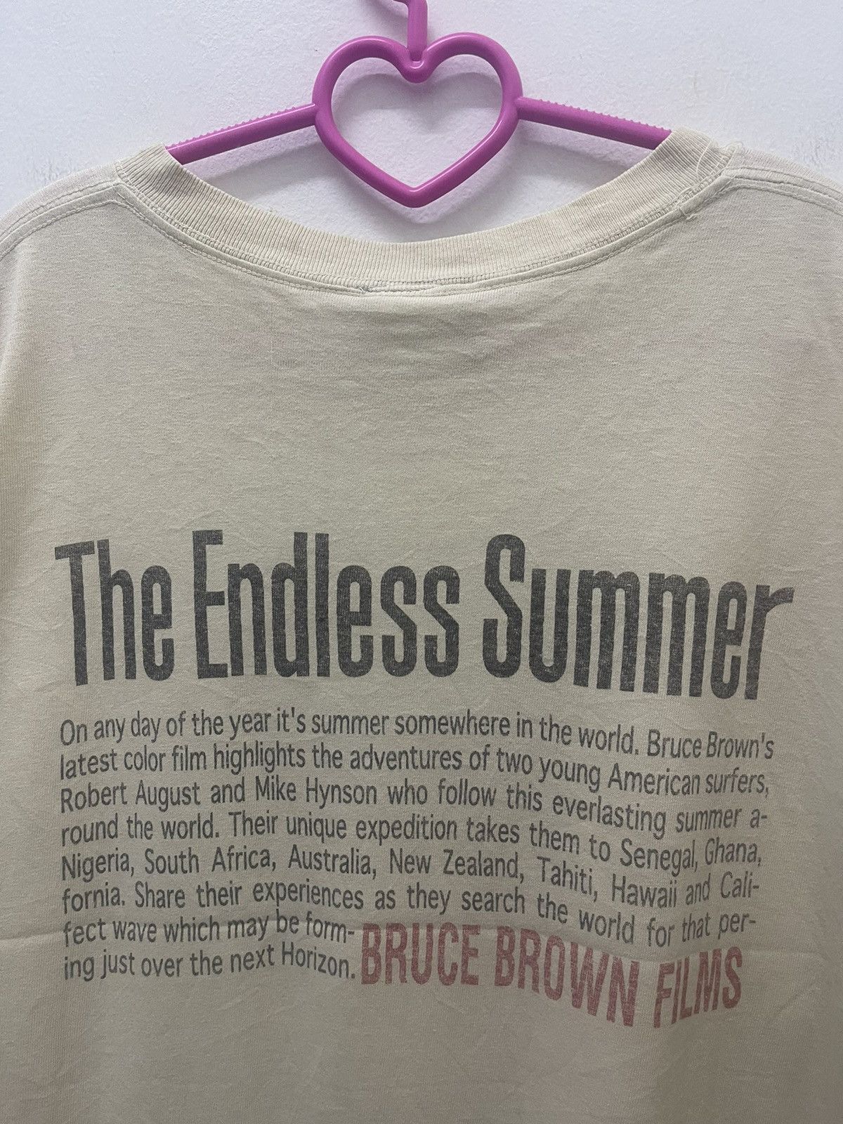 Vintage Rare Vintage THE ENDLESS SUMMER Bruce Brown Films Tee Size US L / EU 52-54 / 3 - 6 Thumbnail