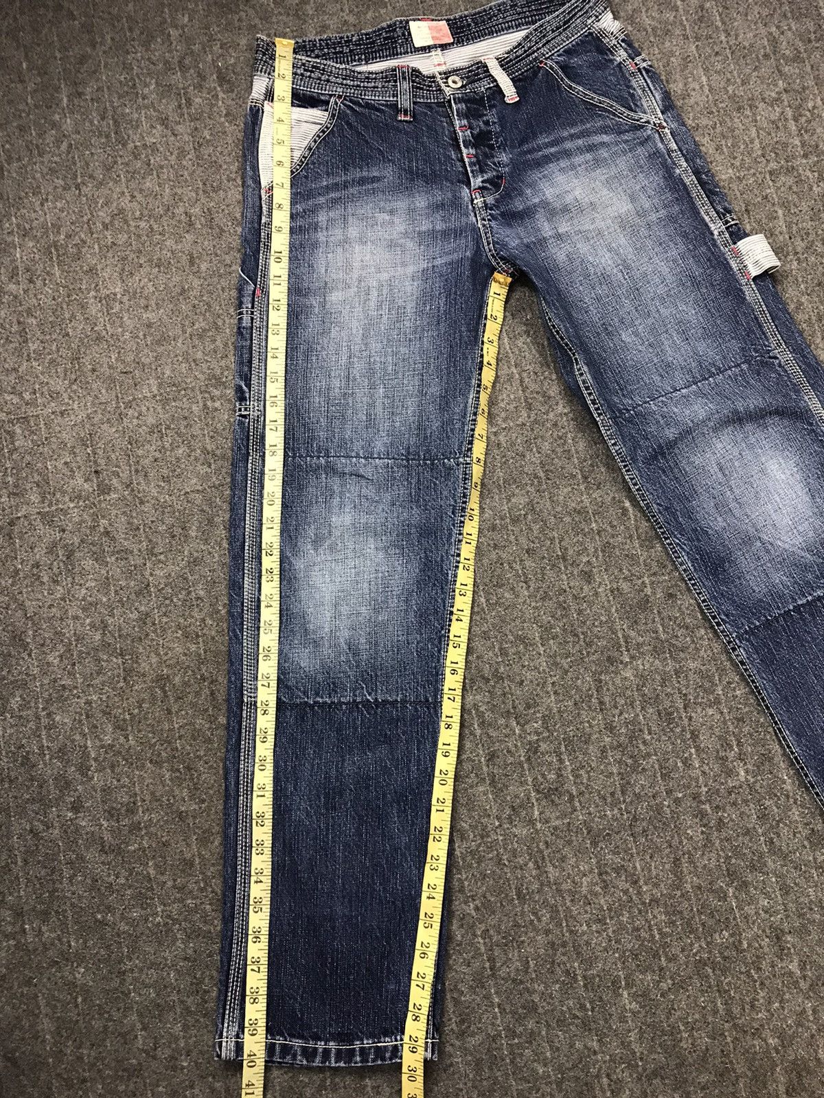 Japanese Brand × Vintage Vintage Old Betty’s Carpenter Denim Tacitical Pocket Pants Size US 30 / EU 46 - 17 Thumbnail