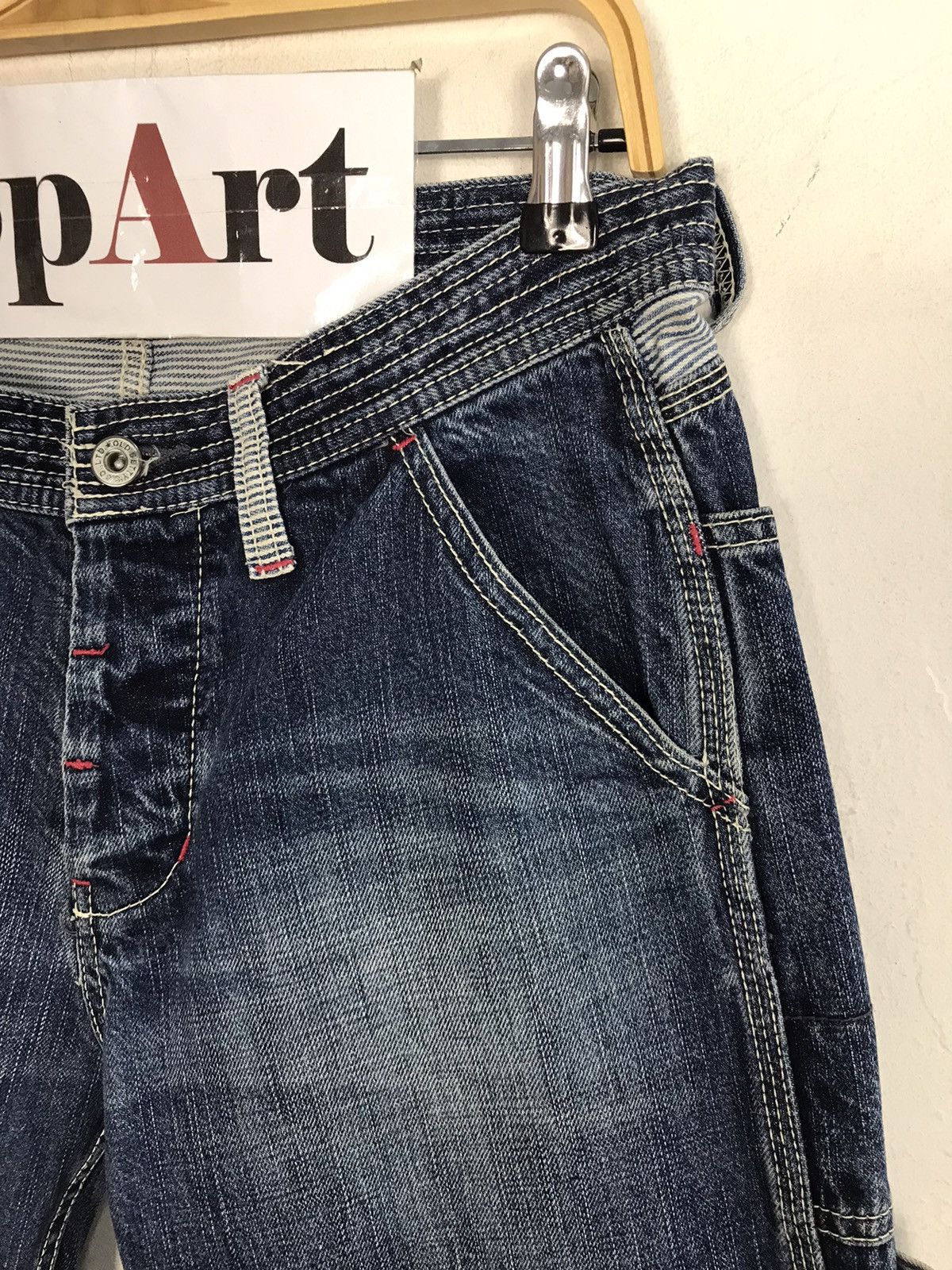 Japanese Brand × Vintage Vintage Old Betty’s Carpenter Denim Tacitical Pocket Pants Size US 30 / EU 46 - 5 Thumbnail