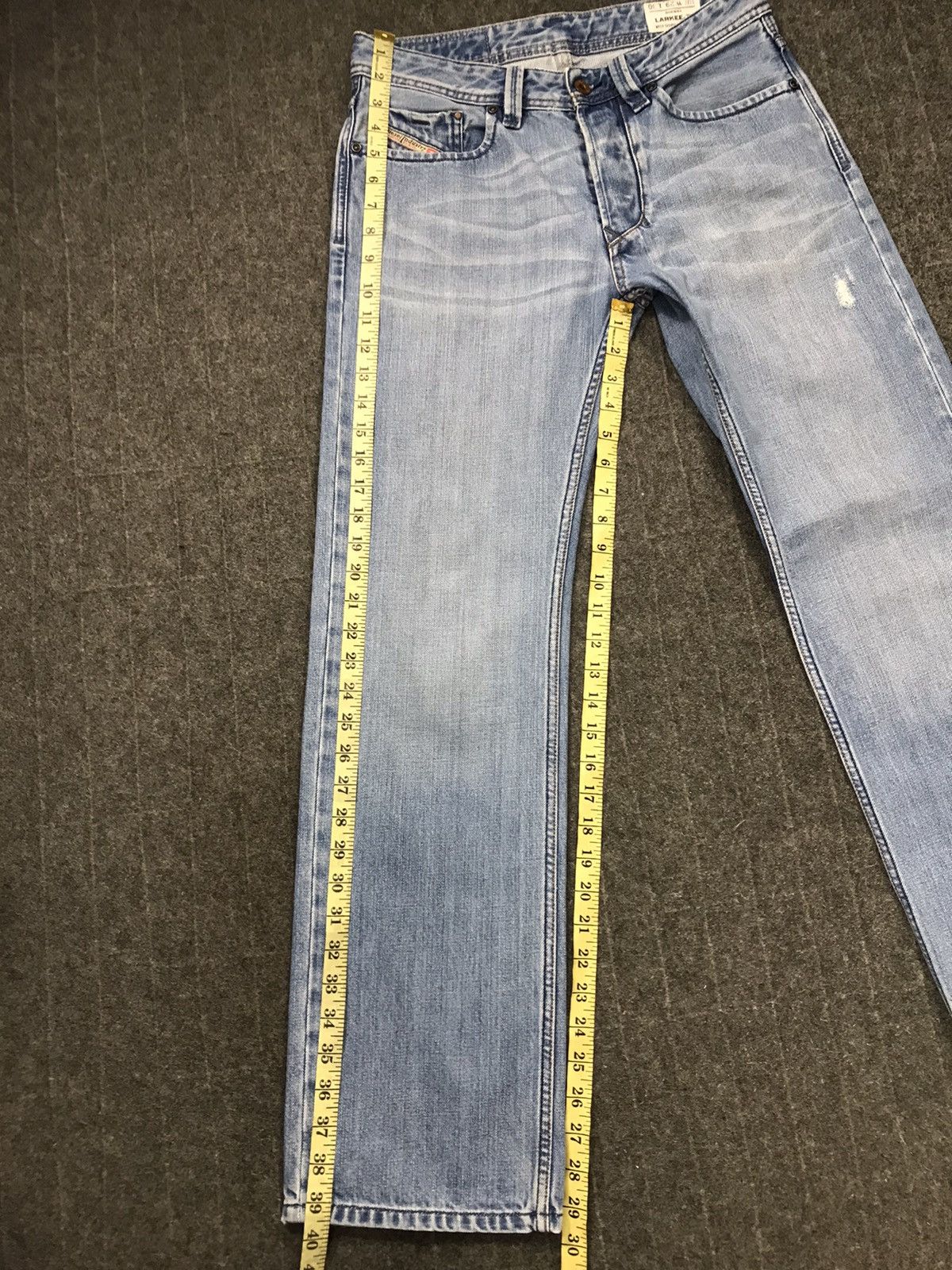 Diesel × Vintage Vintage Diesel Industry Faded colour Distressed Jeans Size US 30 / EU 46 - 21 Thumbnail