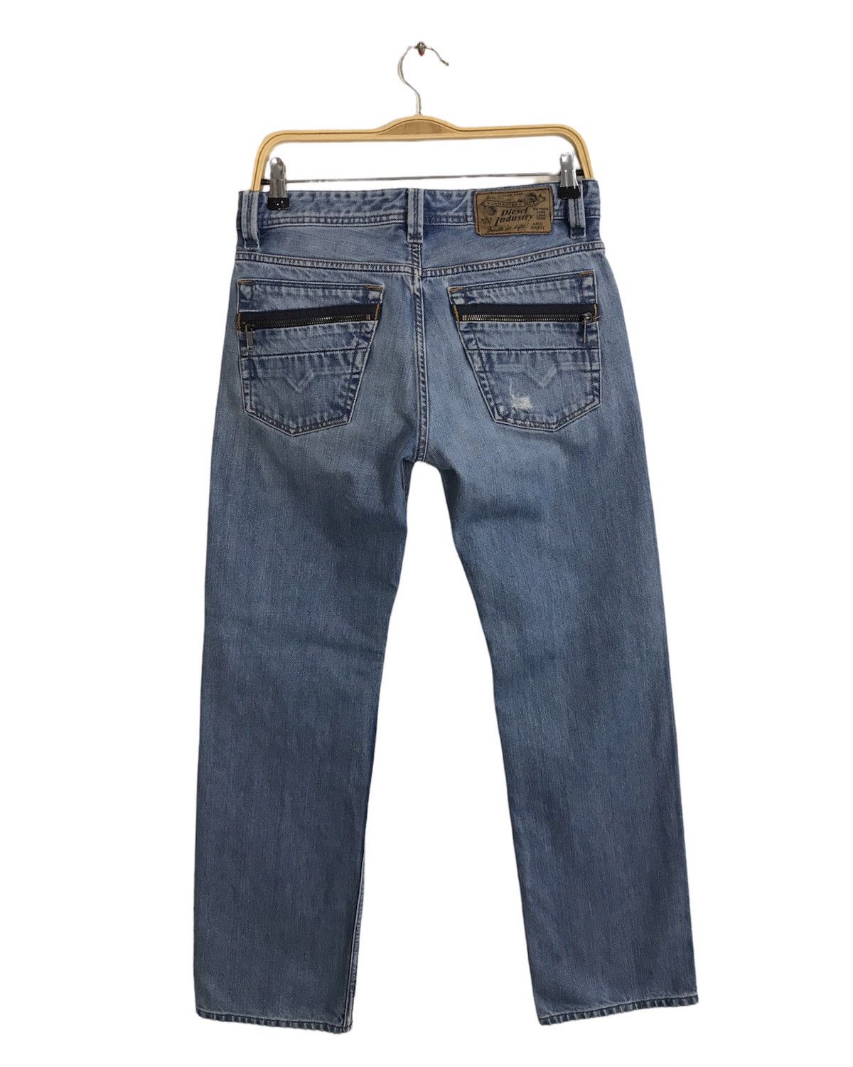 Diesel × Vintage Vintage Diesel Industry Faded colour Distressed Jeans Size US 30 / EU 46 - 2 Thumbnail