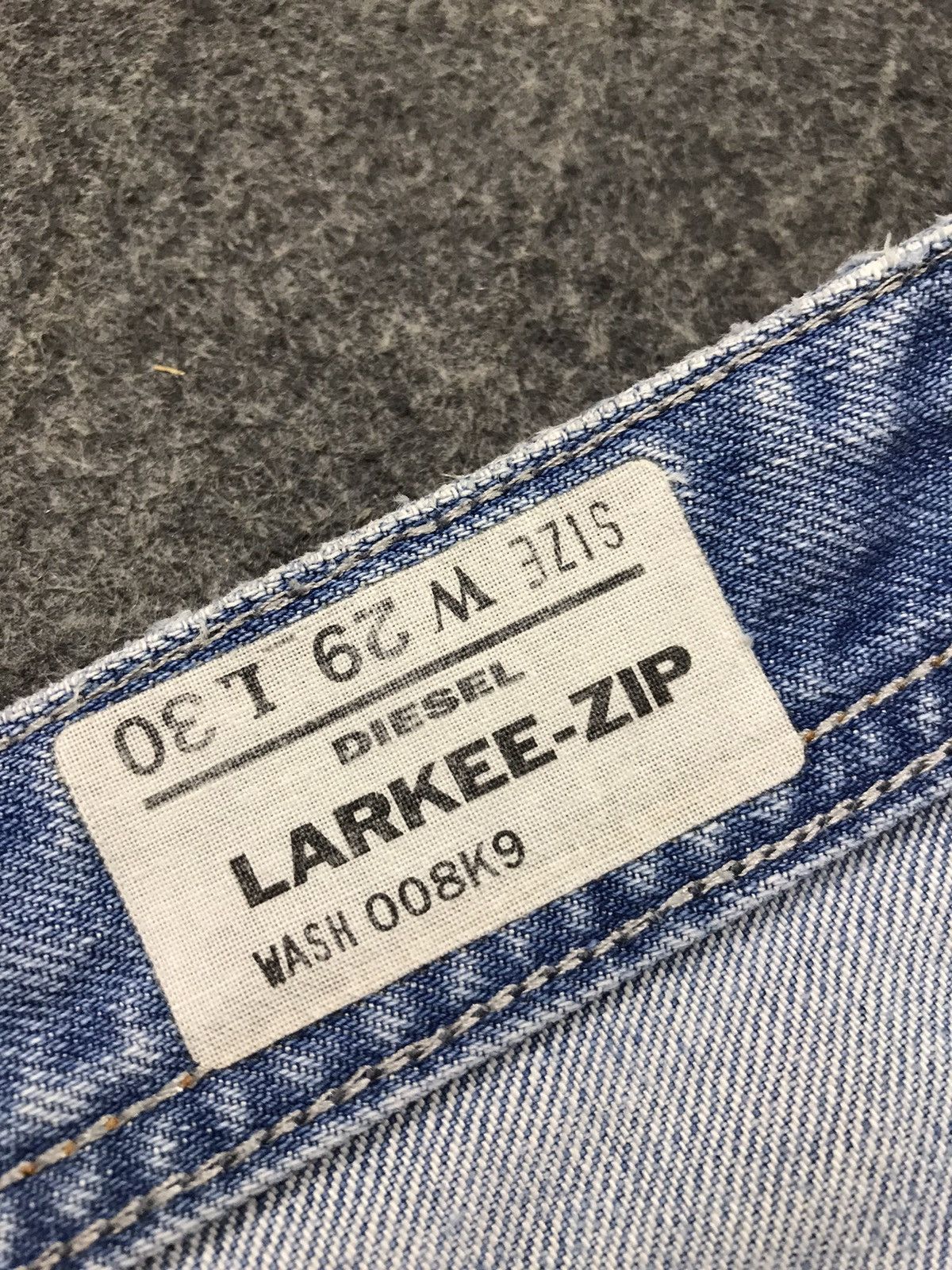 Diesel × Vintage Vintage Diesel Industry Faded colour Distressed Jeans Size US 30 / EU 46 - 14 Thumbnail