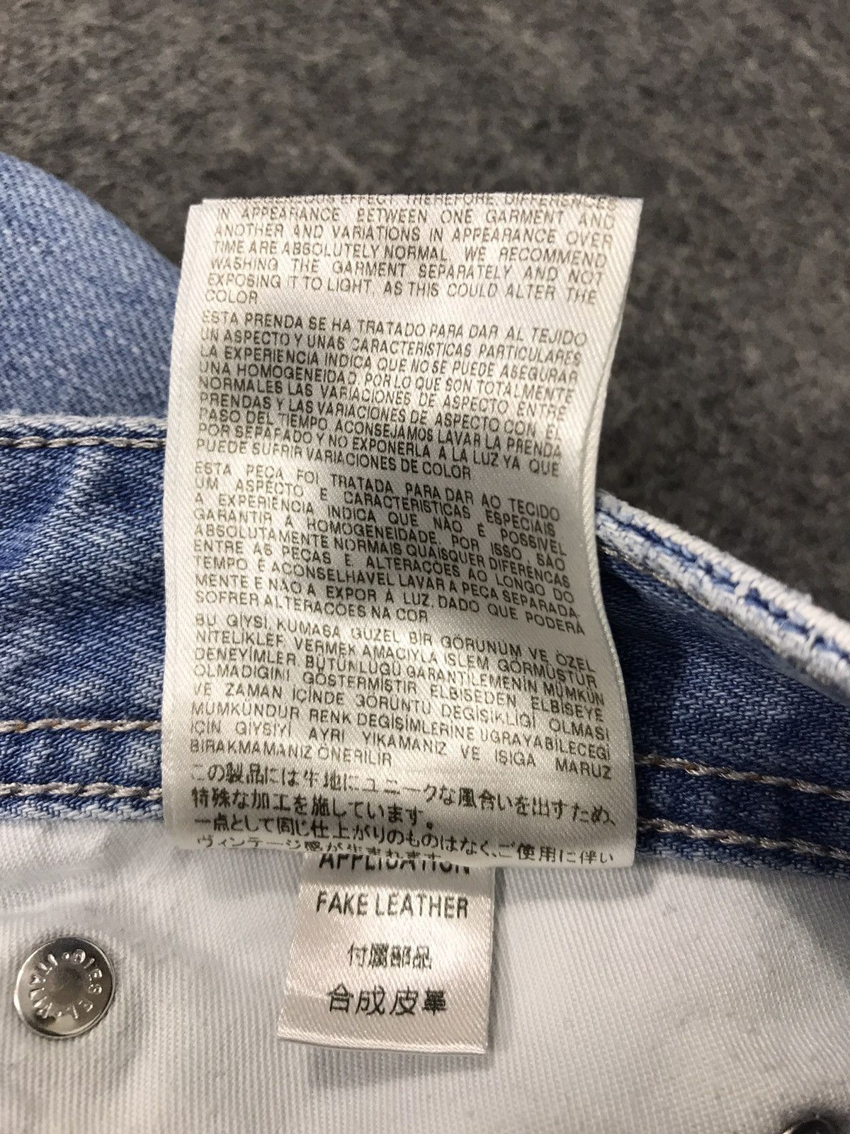 Diesel × Vintage Vintage Diesel Industry Faded colour Distressed Jeans Size US 30 / EU 46 - 18 Thumbnail
