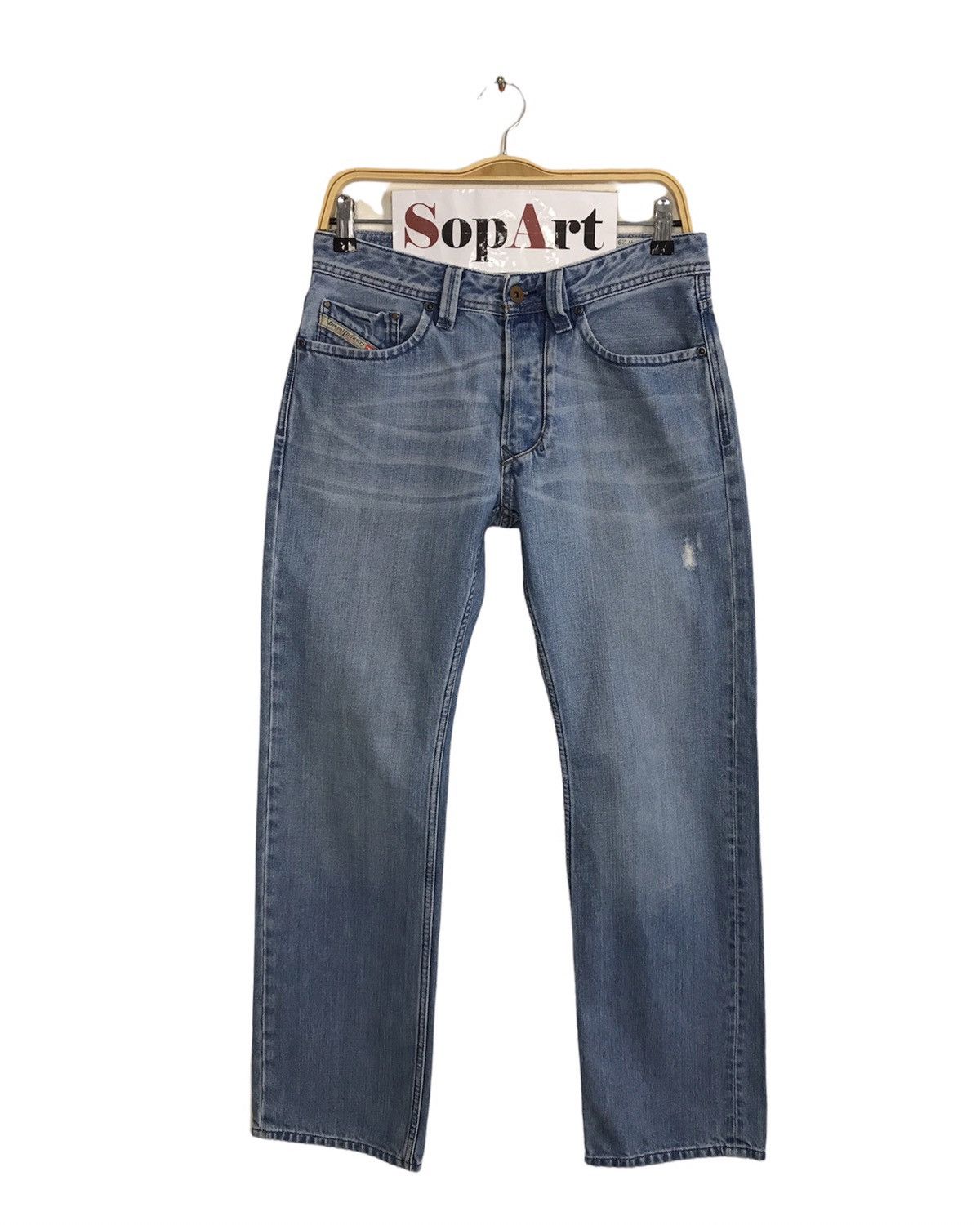 Diesel × Vintage Vintage Diesel Industry Faded colour Distressed Jeans Size US 30 / EU 46 - 1 Thumbnail