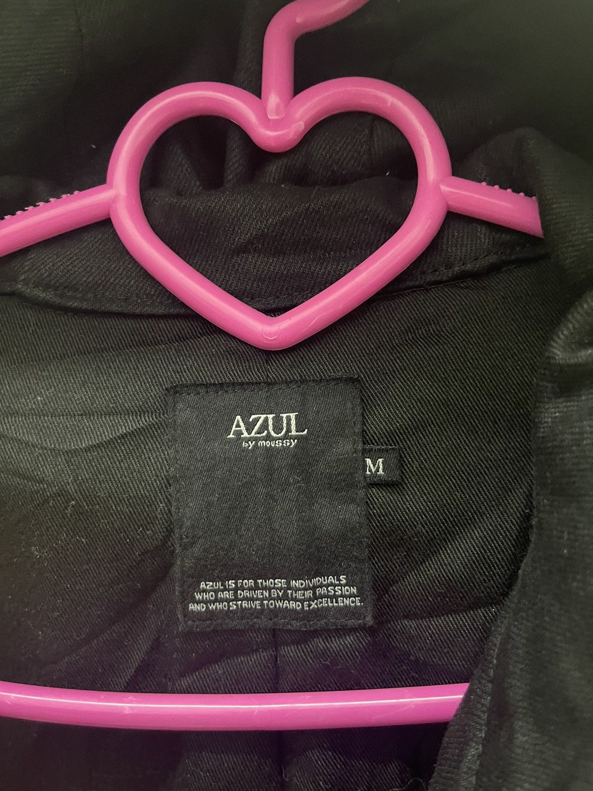 Japanese Brand Rare Vintage Azul By MOUSSY Hoodie Biker Waxed Punk Jacket Size US M / EU 48-50 / 2 - 7 Thumbnail