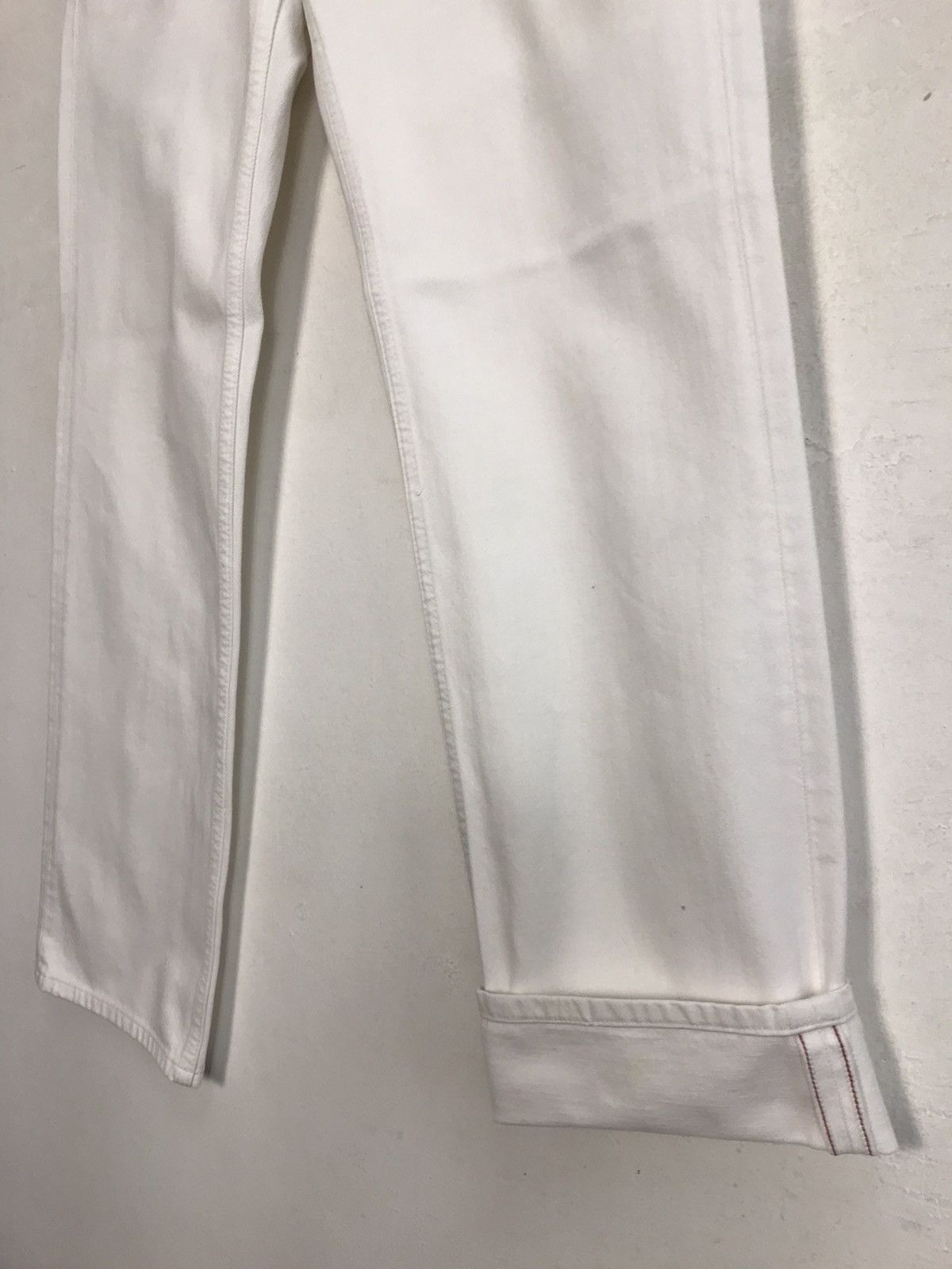 Levi's × Vintage Vintage Levi’s 502 White Colour Denim Jeans Style Size US 32 / EU 48 - 5 Thumbnail