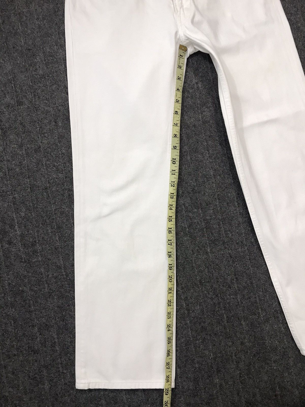 Levi's × Vintage Vintage Levi’s 502 White Colour Denim Jeans Style Size US 32 / EU 48 - 22 Thumbnail