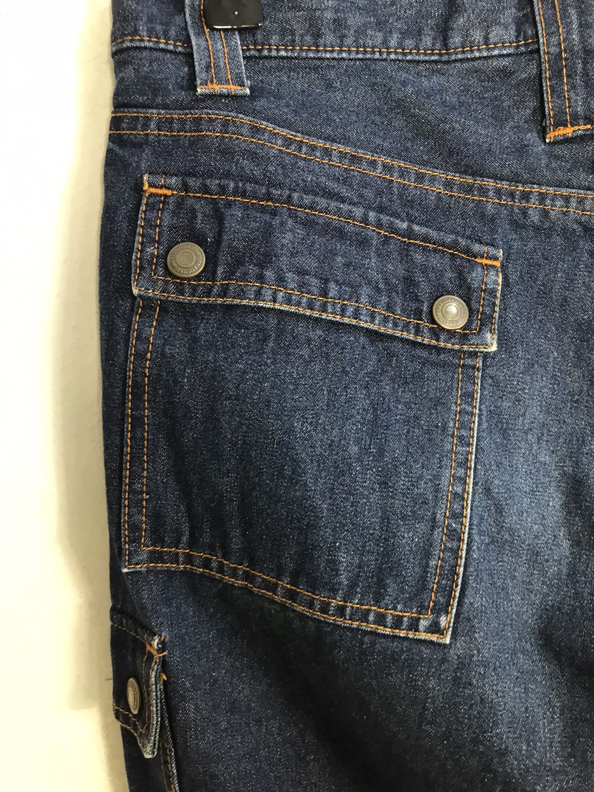 Japanese Brand Japanese Brand Denim Jeans Distressed Pocket Design Size US 32 / EU 48 - 14 Thumbnail