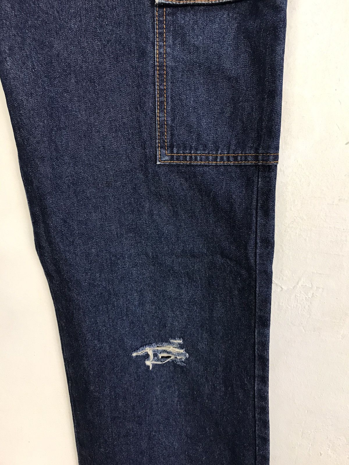 Japanese Brand Japanese Brand Denim Jeans Distressed Pocket Design Size US 32 / EU 48 - 5 Thumbnail