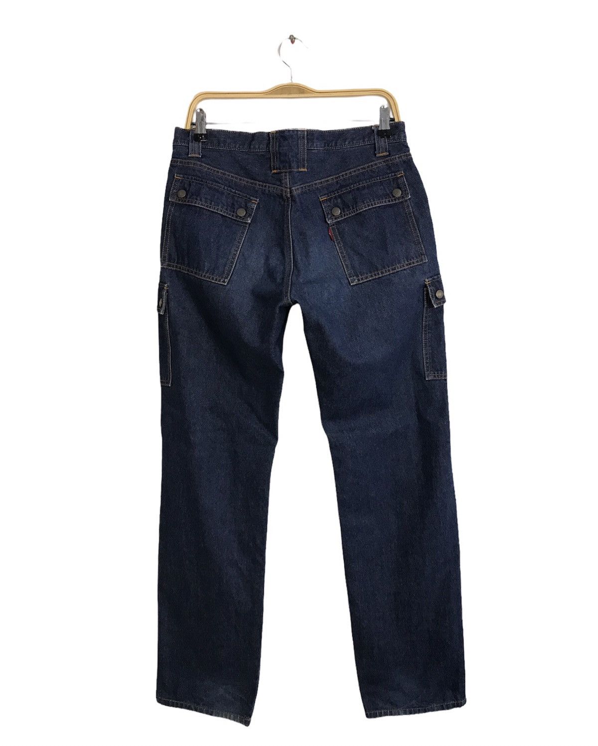 Japanese Brand Japanese Brand Denim Jeans Distressed Pocket Design Size US 32 / EU 48 - 2 Thumbnail
