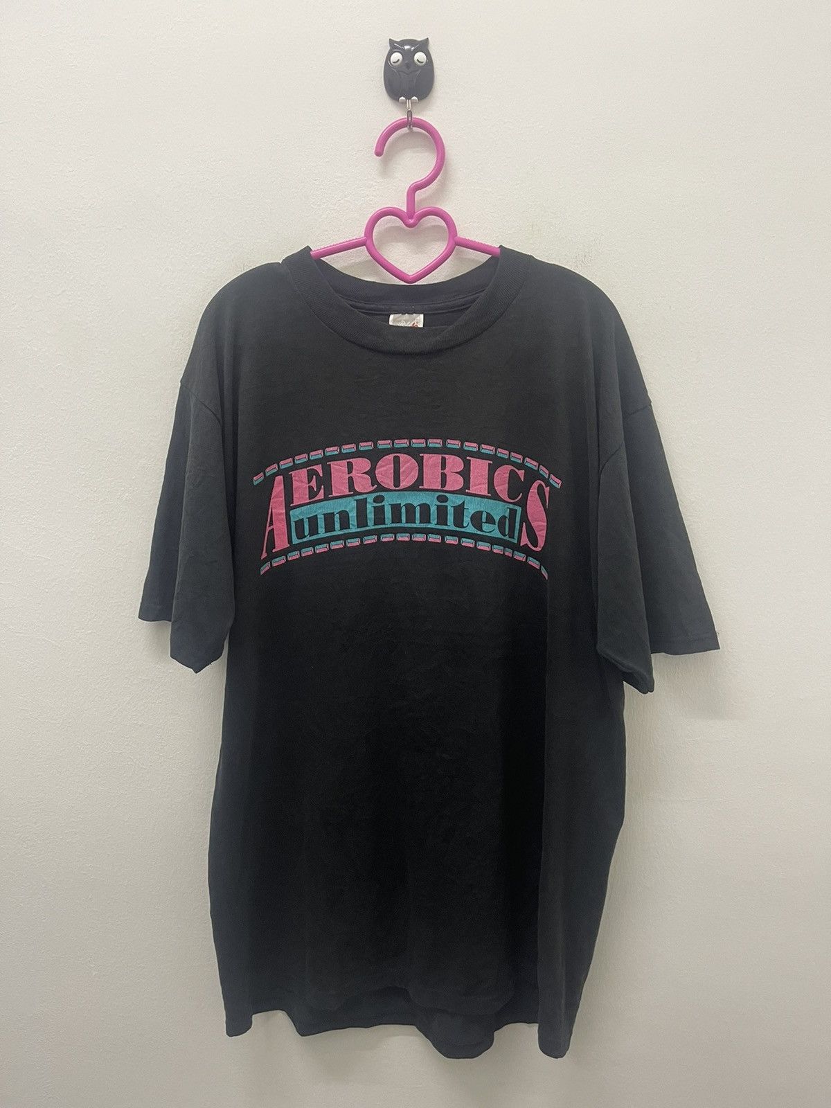Jerzees Rare Vintage AEROBICS UNLIMITED Tee Size US L / EU 52-54 / 3 - 1 Thumbnail