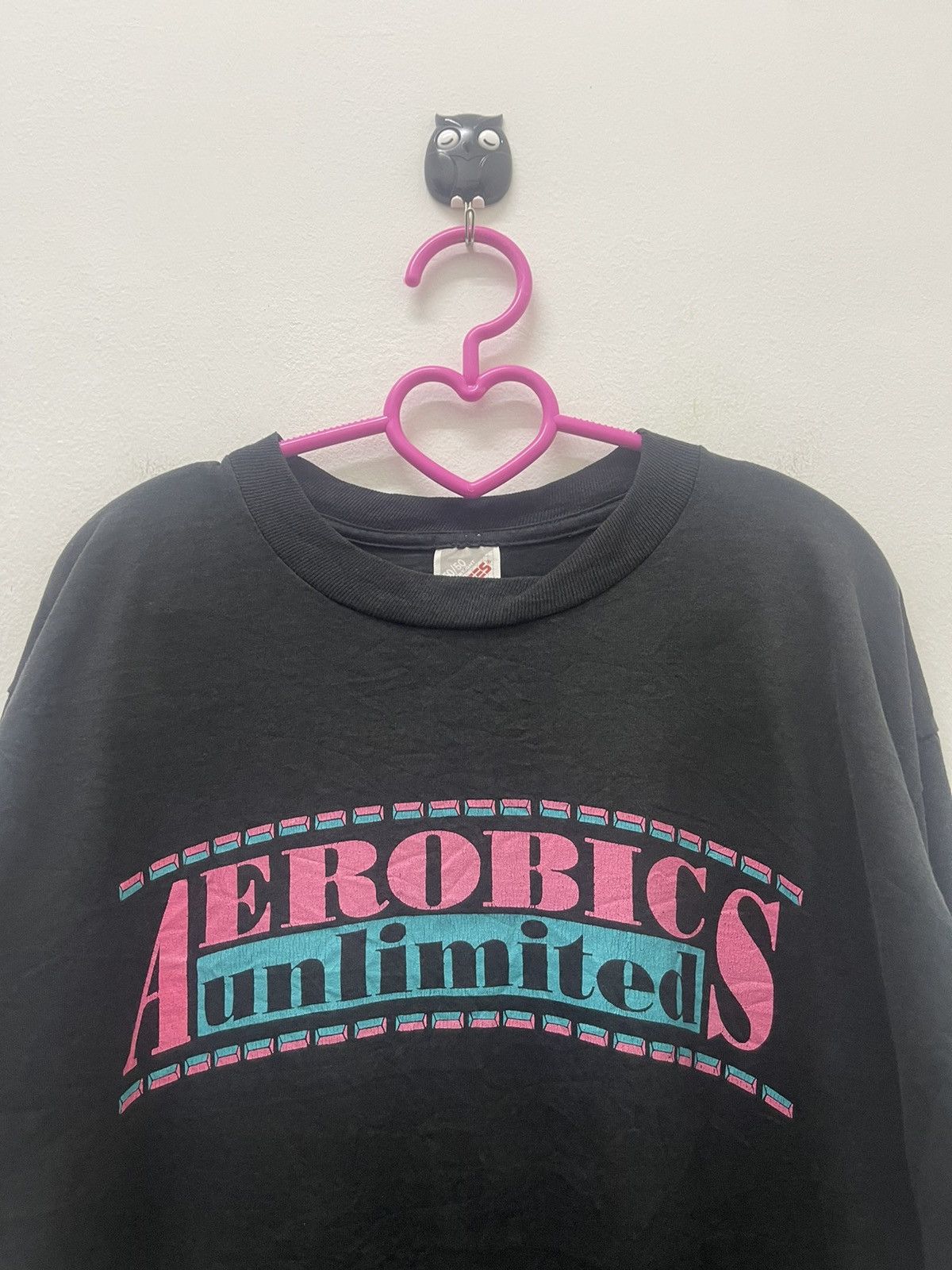Jerzees Rare Vintage AEROBICS UNLIMITED Tee Size US L / EU 52-54 / 3 - 2 Thumbnail
