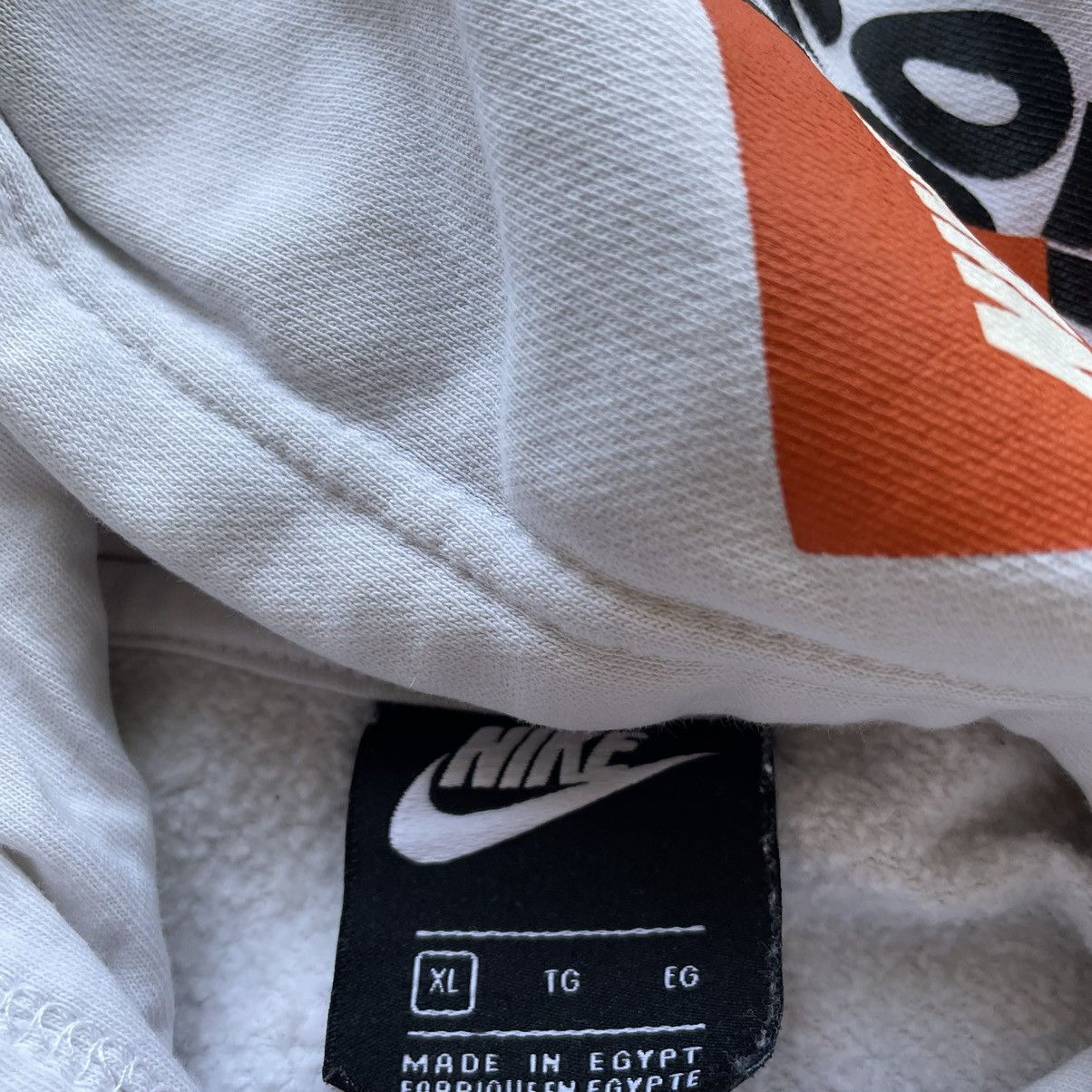 Nike × Vintage Vintage 2000s Nike Graphic Pullover Hoodie XS Size US XS / EU 42 / 0 - 5 Thumbnail
