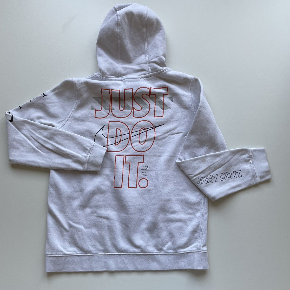 Nike × Vintage Vintage 2000s Nike Graphic Pullover Hoodie XS Size US XS / EU 42 / 0 - 4 Thumbnail