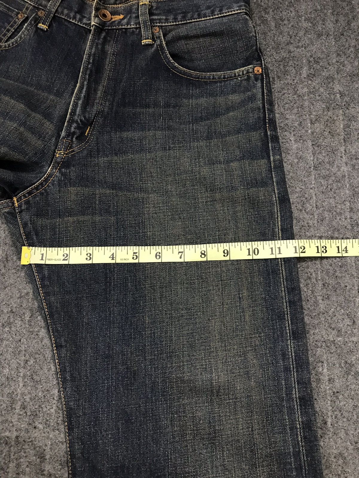 Edwin × Japanese Brand × Vintage Vintage Edwin 505 Selvedge Indigo Denim Jeans Size US 30 / EU 46 - 16 Thumbnail