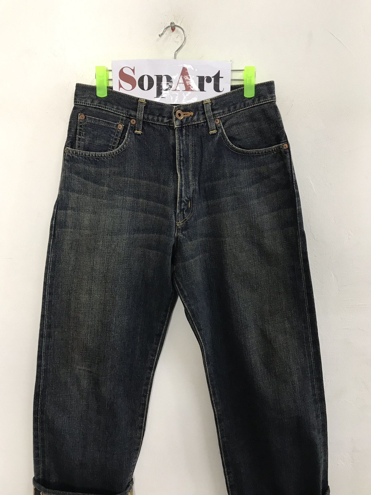Edwin × Japanese Brand × Vintage Vintage Edwin 505 Selvedge Indigo Denim Jeans Size US 30 / EU 46 - 3 Thumbnail