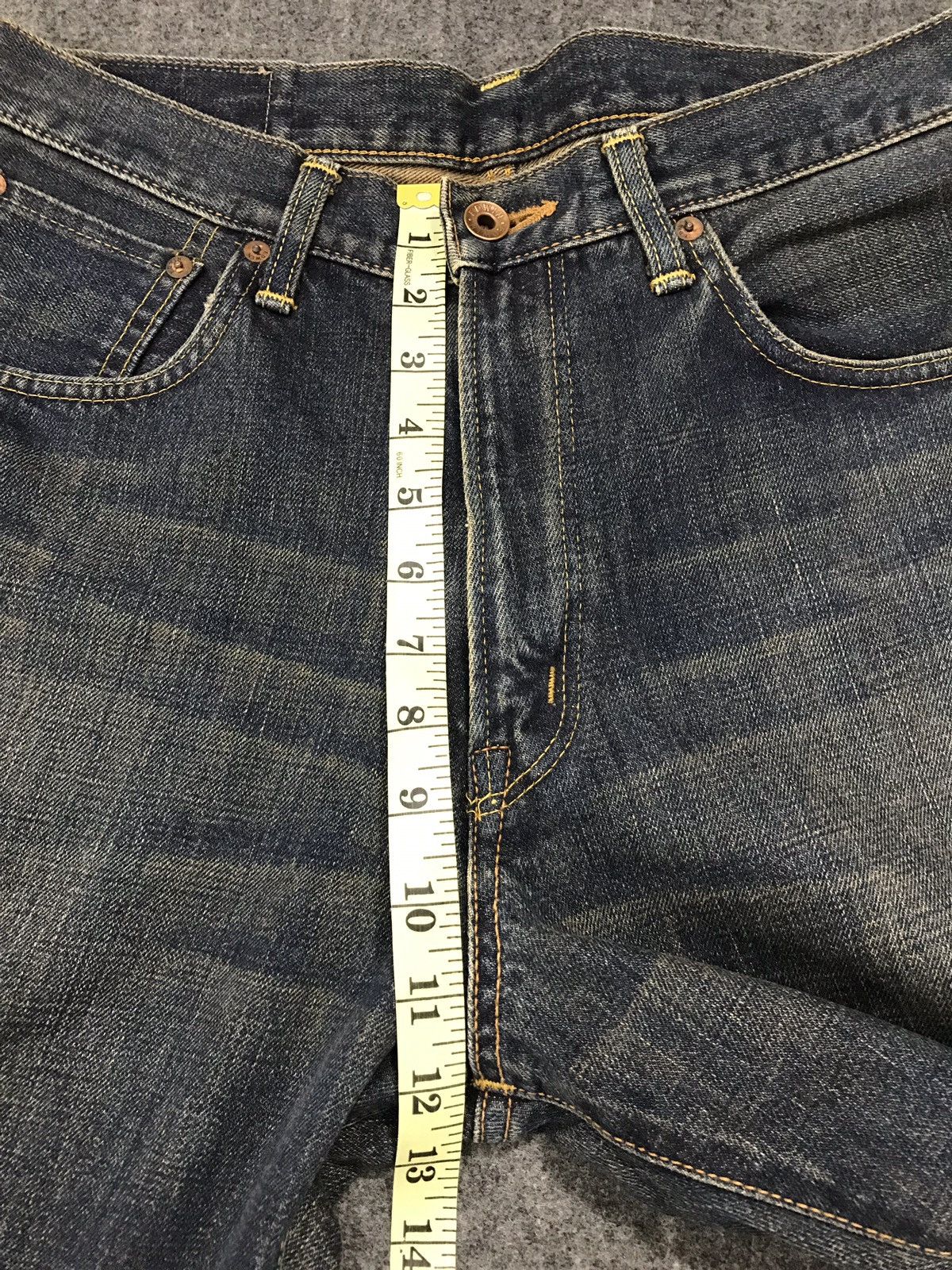 Edwin × Japanese Brand × Vintage Vintage Edwin 505 Selvedge Indigo Denim Jeans Size US 30 / EU 46 - 15 Thumbnail