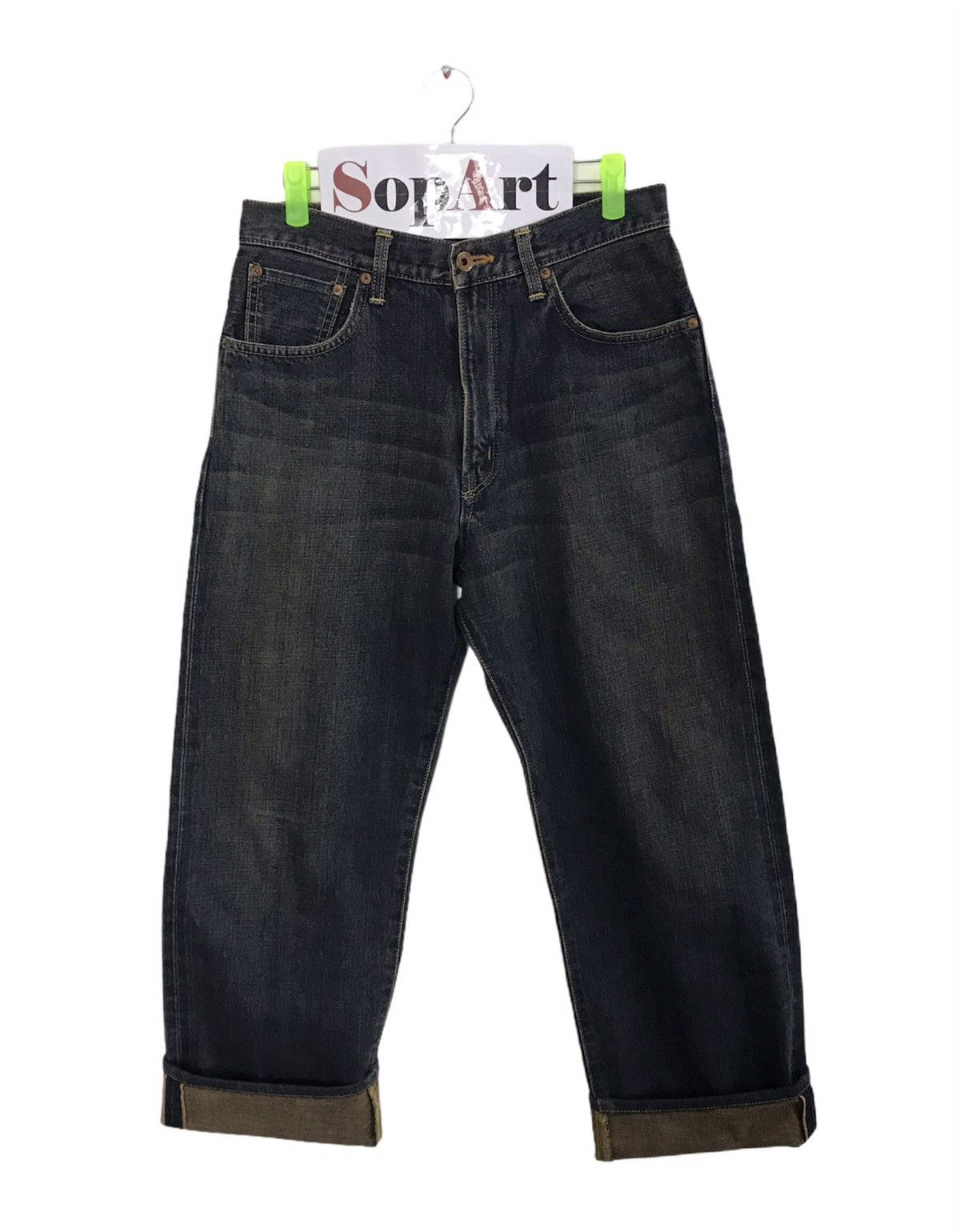 Edwin × Japanese Brand × Vintage Vintage Edwin 505 Selvedge Indigo Denim Jeans Size US 30 / EU 46 - 1 Thumbnail
