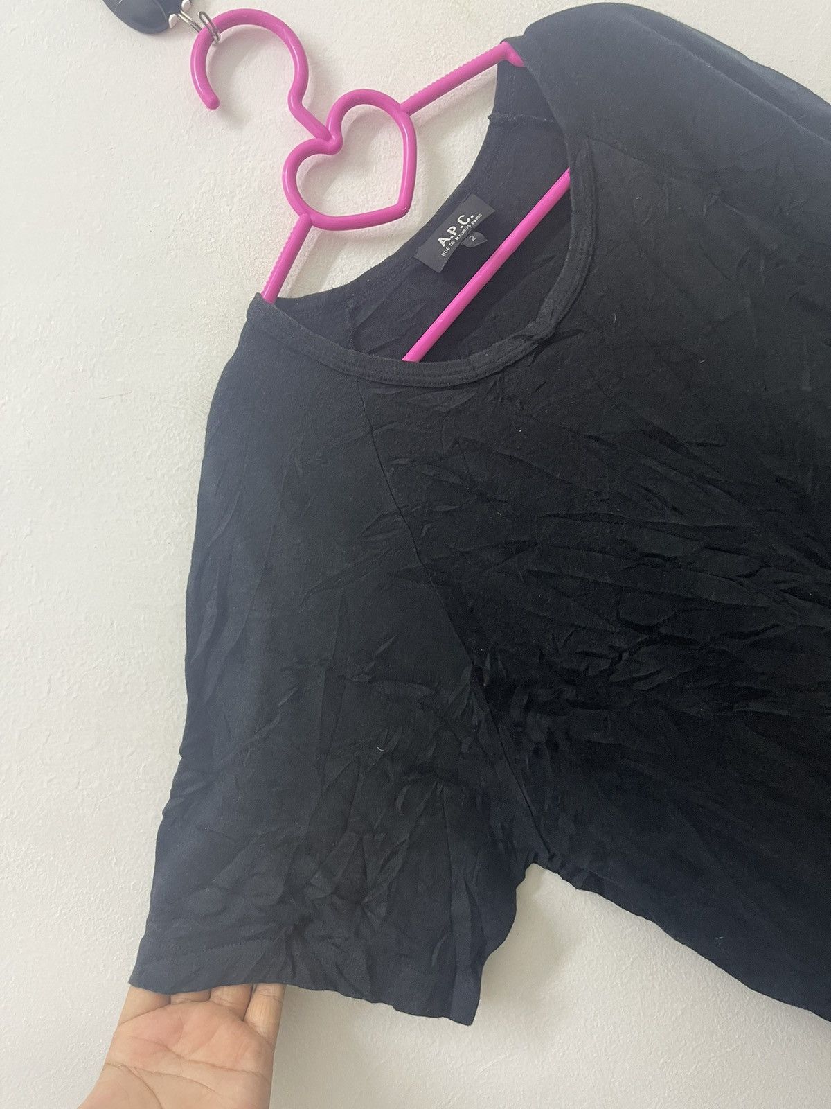 A.P.C. Rare Vintage A.P.C. Rue De Fleurus Paris Black Plain Size US M / EU 48-50 / 2 - 2 Thumbnail