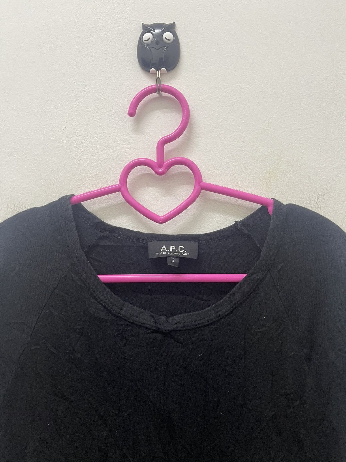 A.P.C. Rare Vintage A.P.C. Rue De Fleurus Paris Black Plain Size US M / EU 48-50 / 2 - 3 Thumbnail