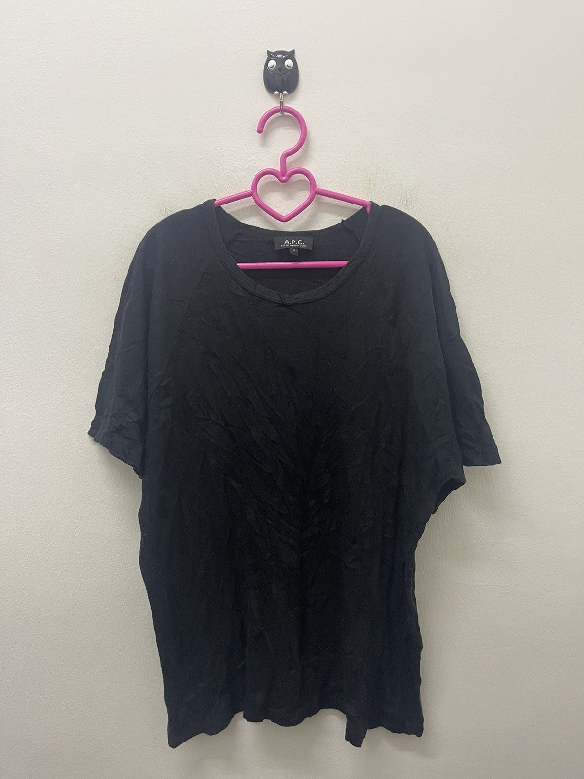 A.P.C. Rare Vintage A.P.C. Rue De Fleurus Paris Black Plain Size US M / EU 48-50 / 2 - 1 Thumbnail