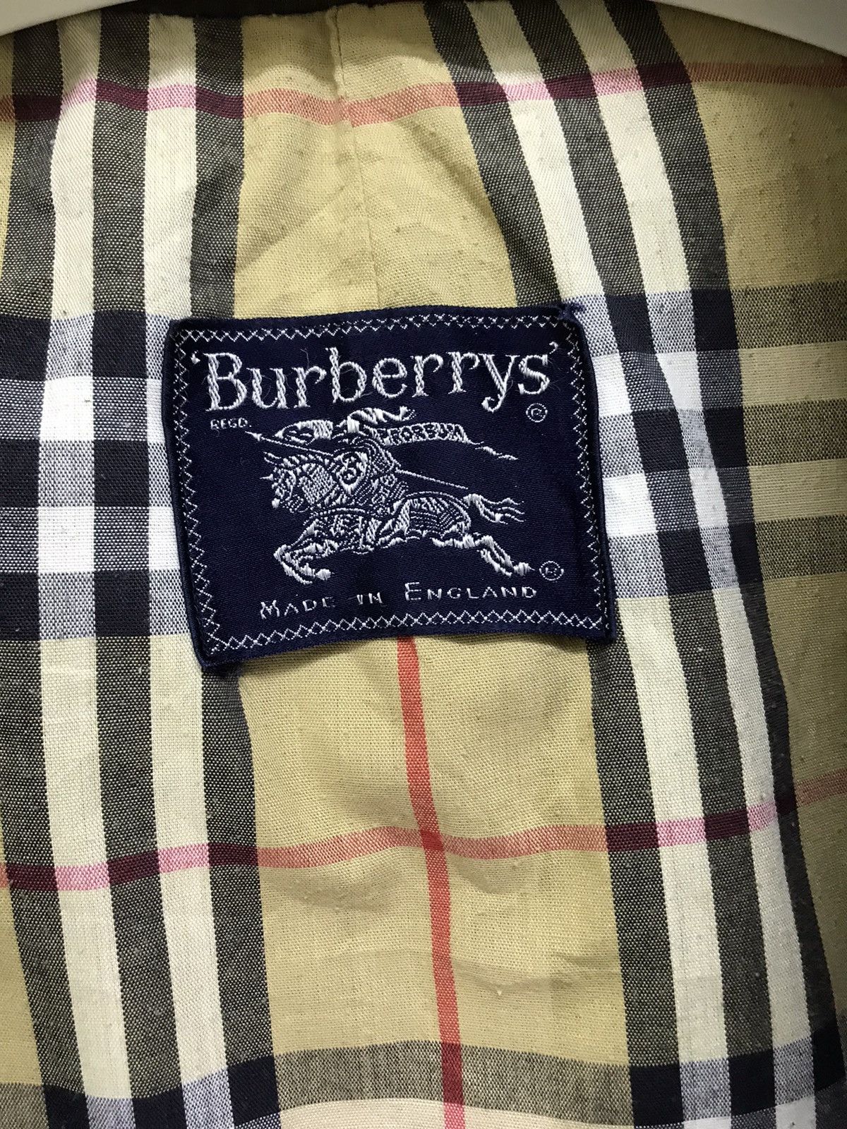 Burberry Made in England Vtg Burberrys Long Coat Nova Check 6🟩3 Size US M / EU 48-50 / 2 - 4 Thumbnail