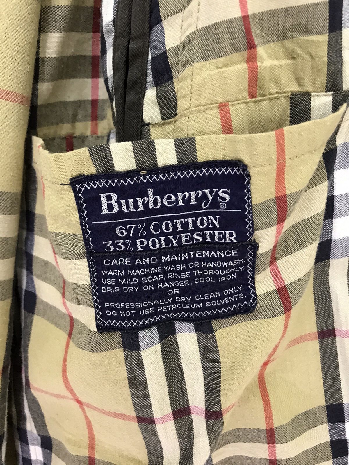 Burberry Made in England Vtg Burberrys Long Coat Nova Check 6🟩3 Size US M / EU 48-50 / 2 - 5 Thumbnail