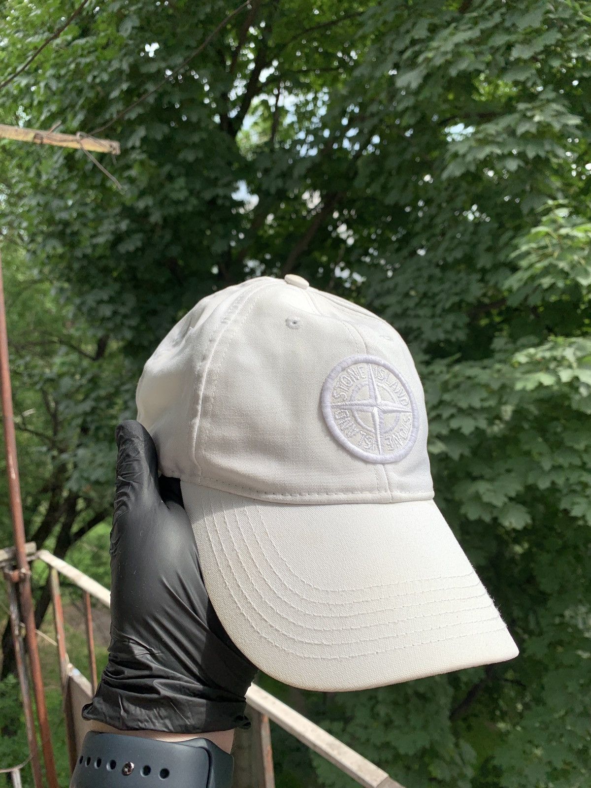 Stone Island Stone Island White Cap Size ONE SIZE - 1 Thumbnail