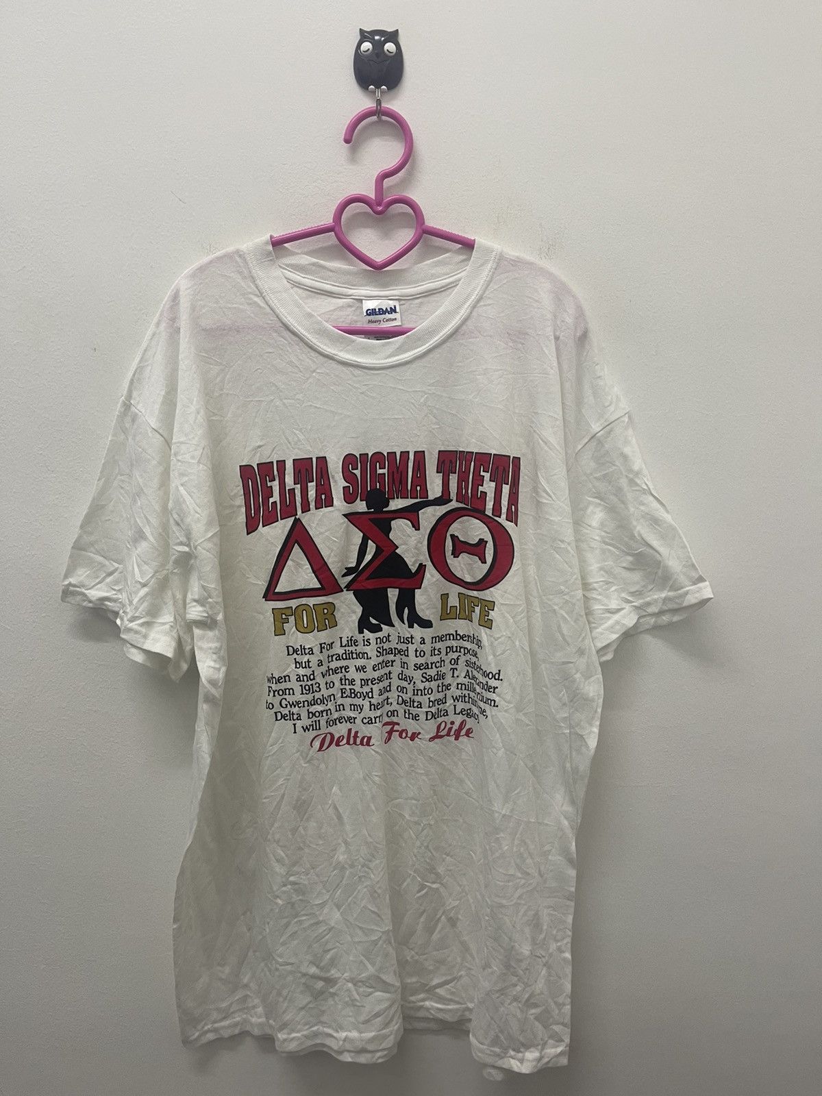 Vintage Rare Vintage DELTA SIGMA THETA For Life Tee Size US L / EU 52-54 / 3 - 1 Thumbnail