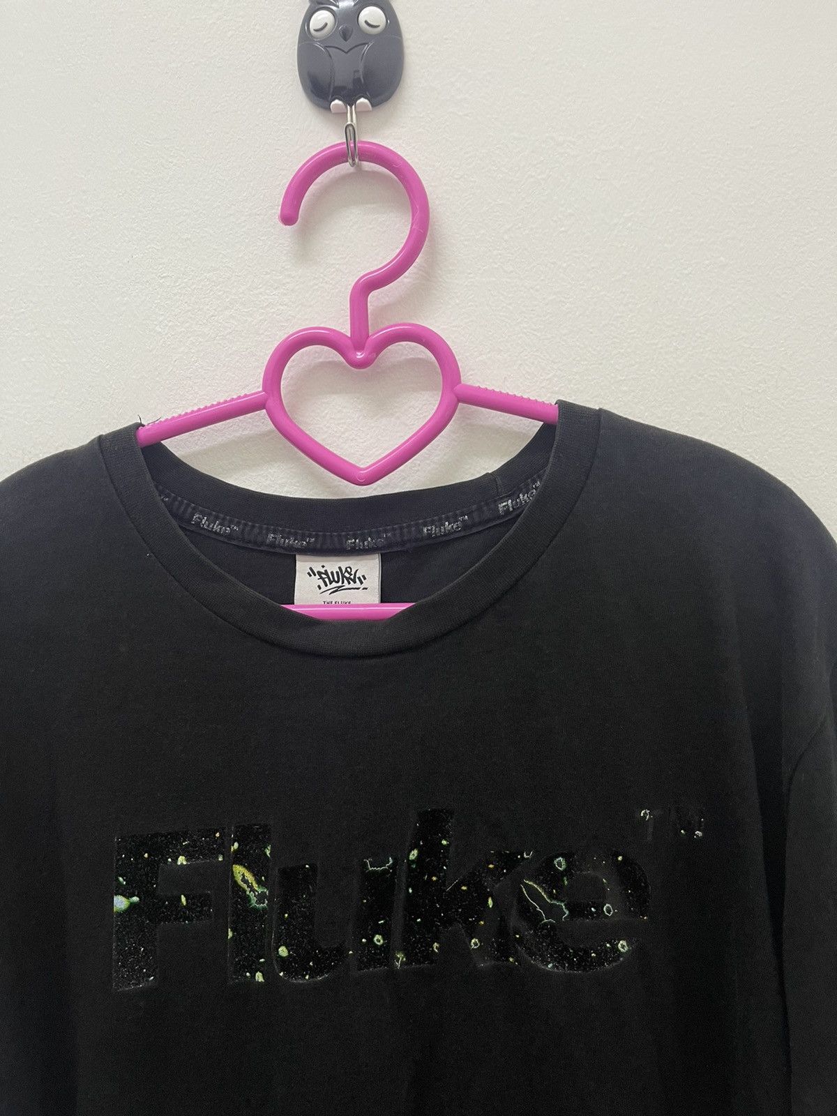 Vintage Rare Vintage FLUKE Spell Out Graffiti Pop Art Tee Size US L / EU 52-54 / 3 - 2 Thumbnail