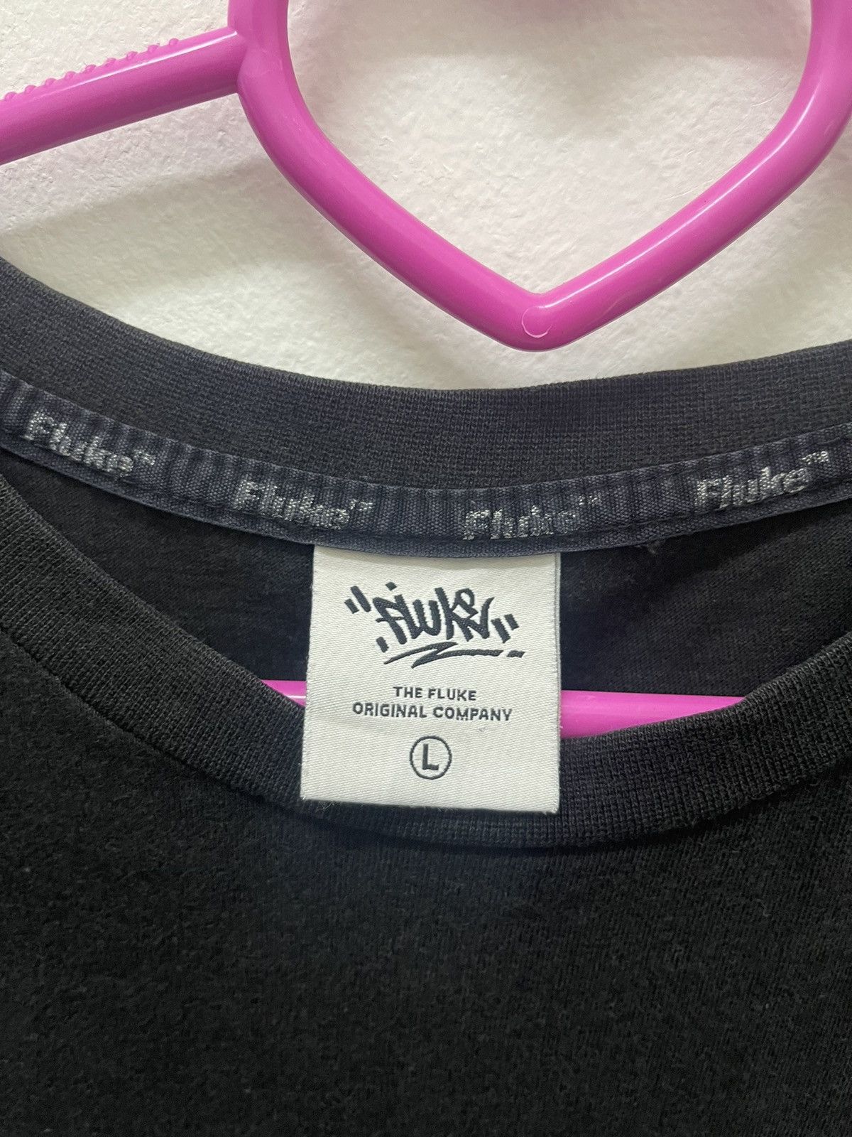 Vintage Rare Vintage FLUKE Spell Out Graffiti Pop Art Tee Size US L / EU 52-54 / 3 - 3 Thumbnail