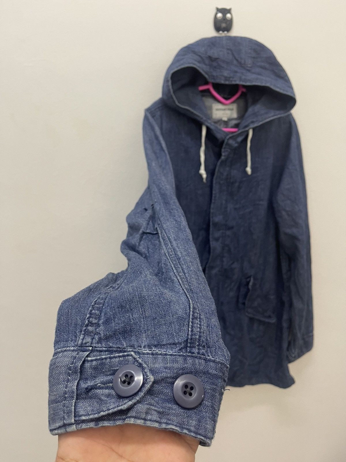 Denime Rare Vintage DENIME GEAR by Denime Japan Hoodie Union Made Size US S / EU 44-46 / 1 - 3 Thumbnail