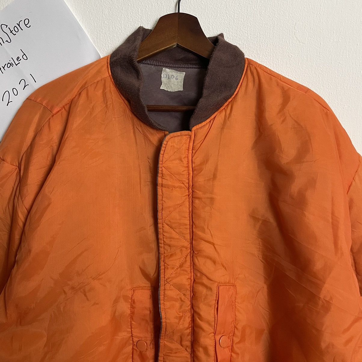 Japanese Brand Vintage Military MIL-k-42043k Reversable Zip Up Jacket Size US XL / EU 56 / 4 - 13 Thumbnail