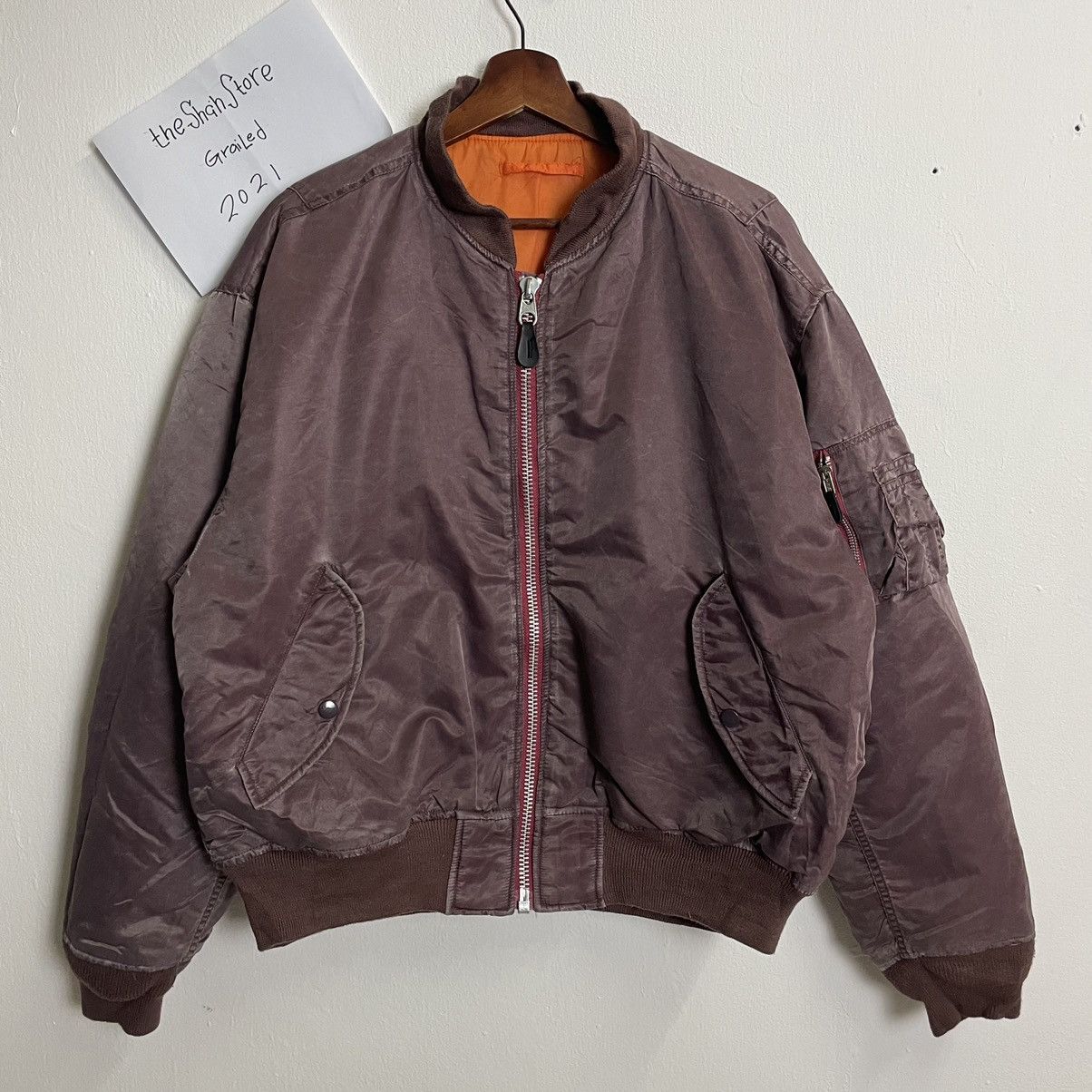 Japanese Brand Vintage Military MIL-k-42043k Reversable Zip Up Jacket Size US XL / EU 56 / 4 - 1 Thumbnail