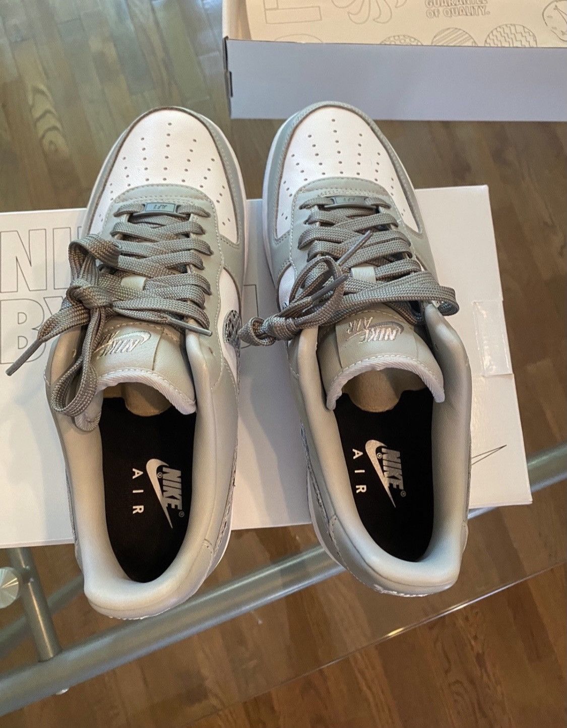 Nike Nike By You “Dior” Air Force sz 10 Size US 10 / EU 43 - 5 Thumbnail