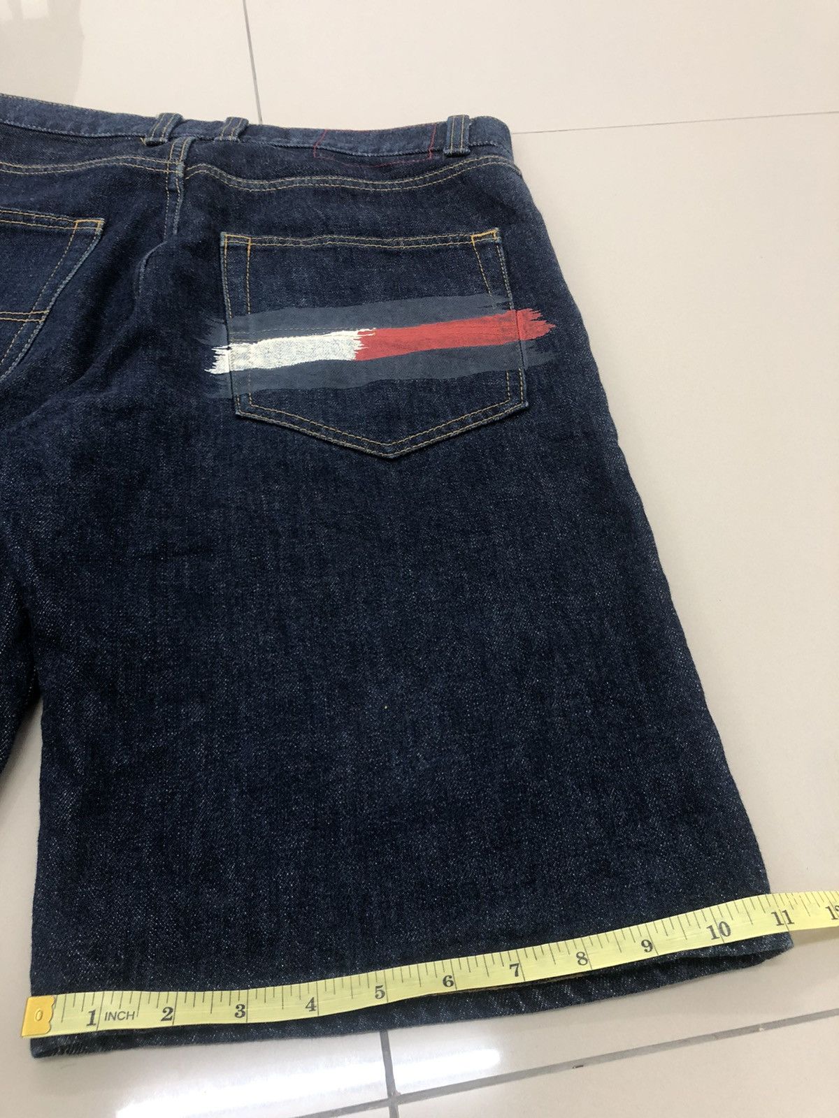Tommy Hilfiger Rare TOMMY JEANS Denim Short Pant Size US 33 - 11 Thumbnail
