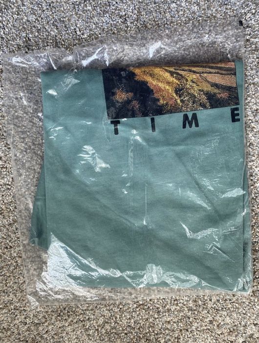 Supreme Supreme Time Tee Dusty Teal sz L | Grailed