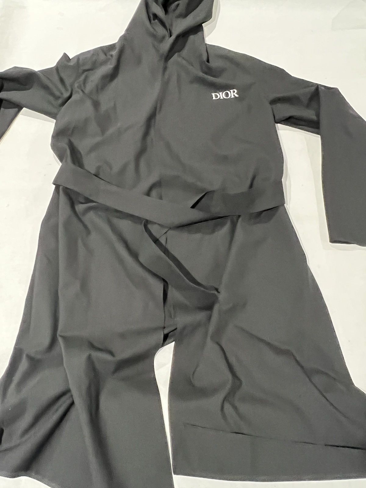 image of Dior Homme Kim Jones Wrap Jacket. M. $2250 in Black, Men's (Size Medium)